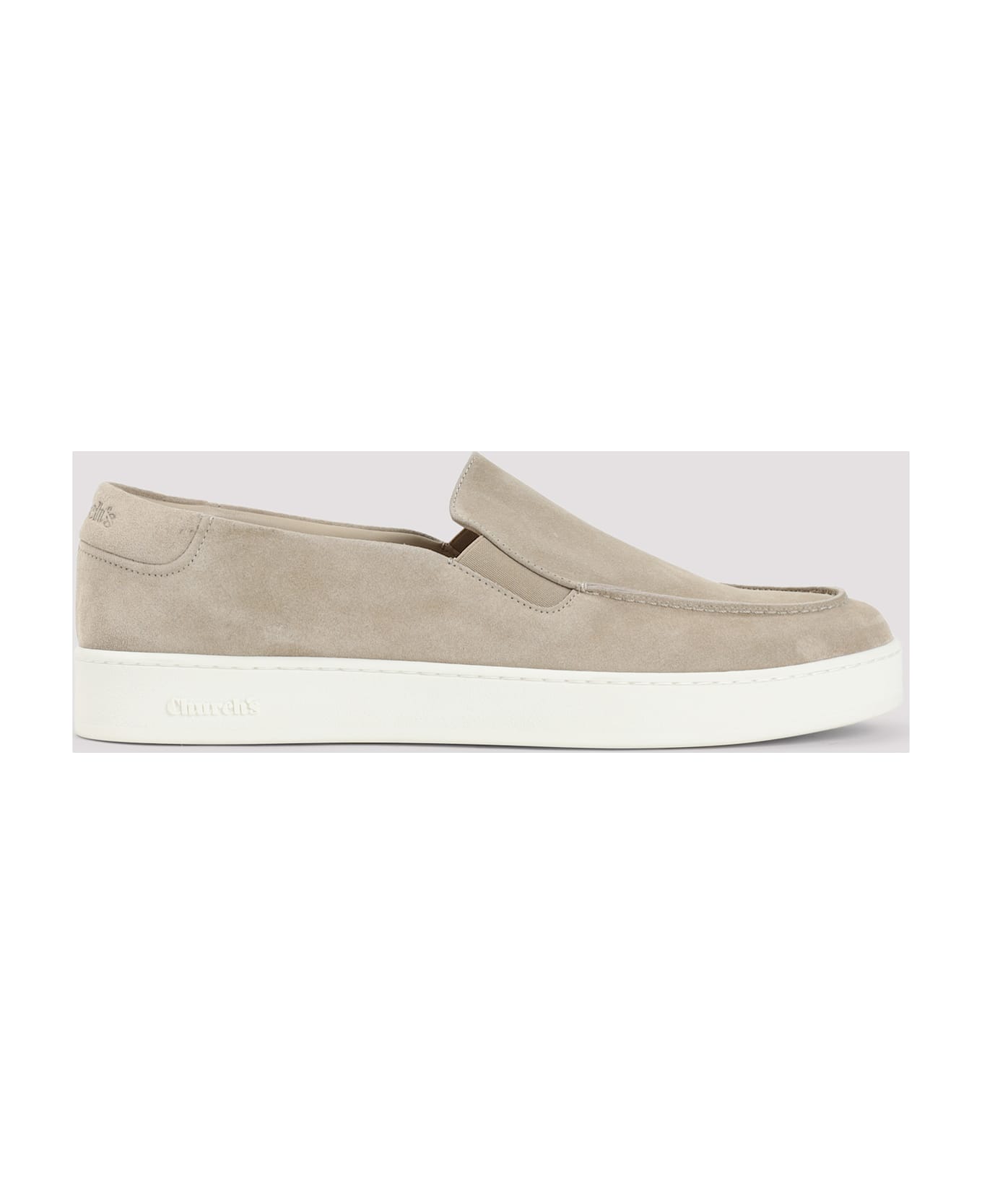 Church's Cappuccino Suede Longton 2 Slip-ons - DESERT