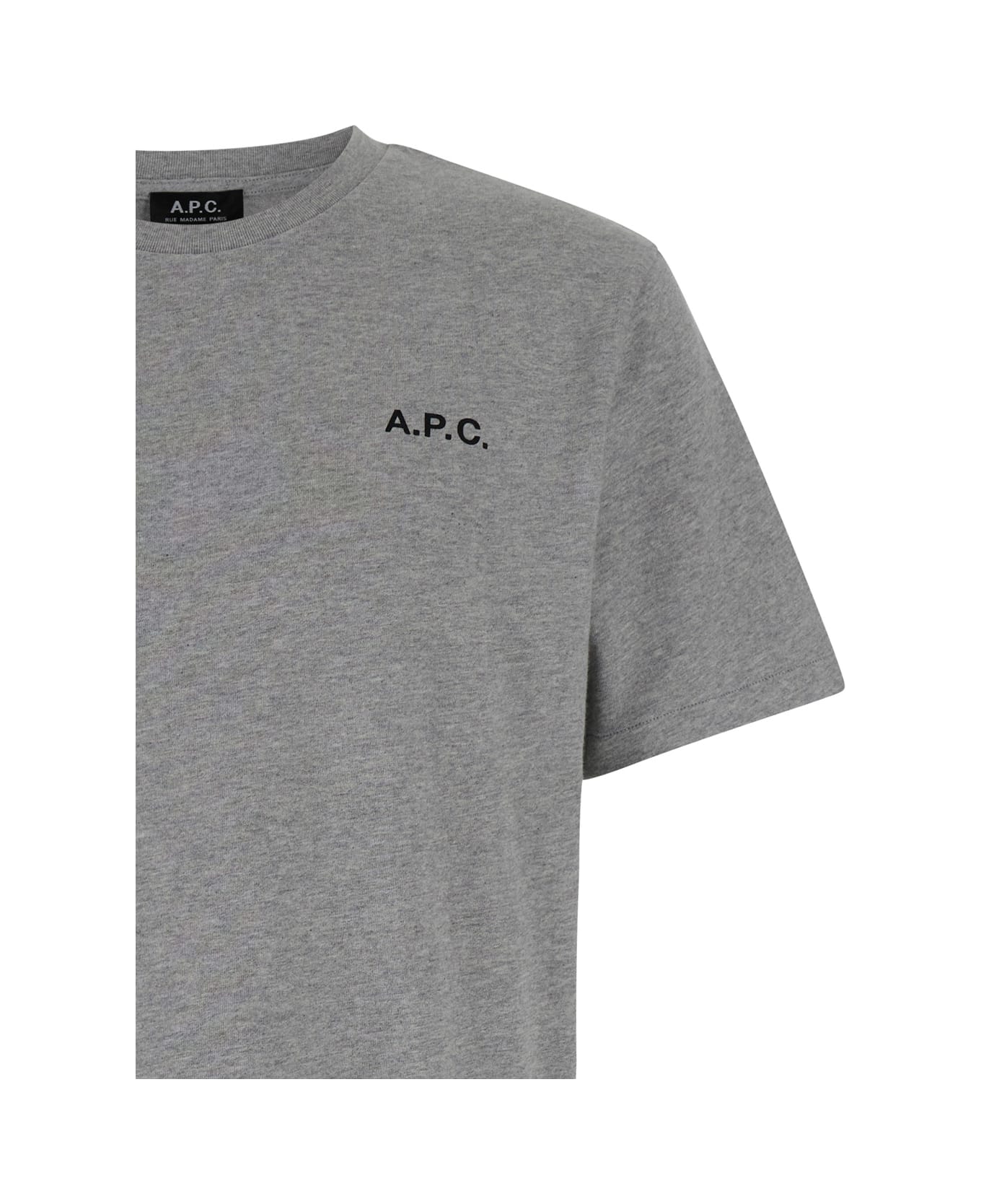 A.P.C. T-shirt Wave T-Shirt - LIGHT GREY