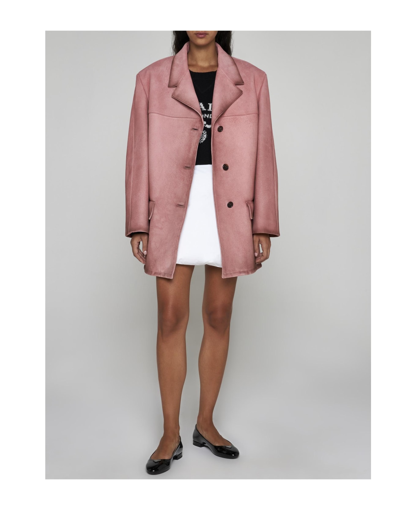 Prada Suede Jacket - Pink