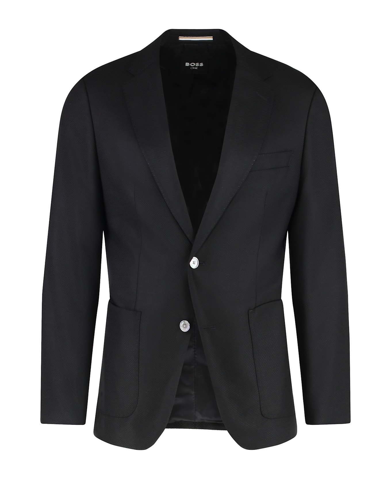 Hugo Boss Single-breasted Two-button Jacket - black