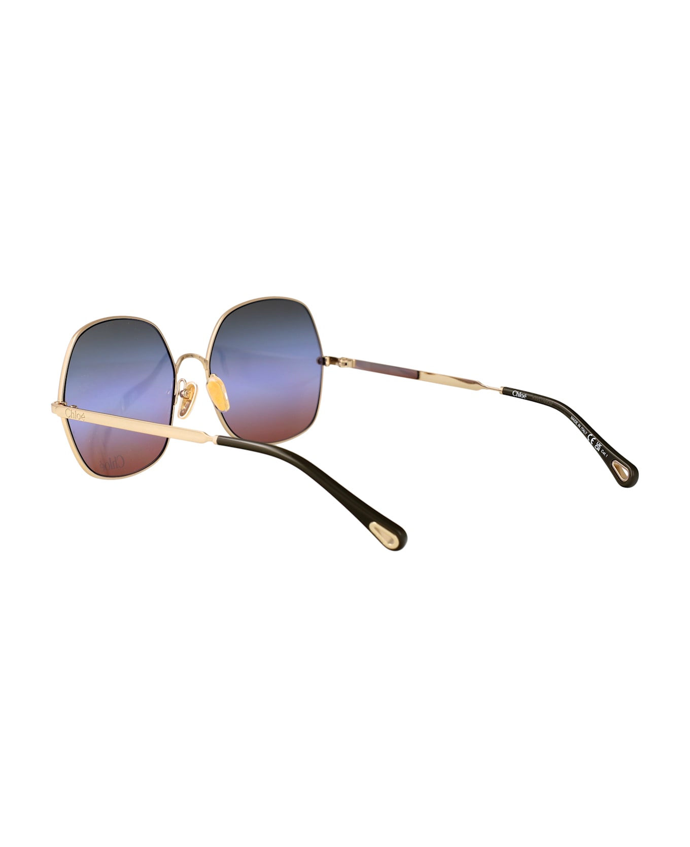 Chloé Eyewear Ch0282s Sunglasses - GOLD-GOLD-GREEN