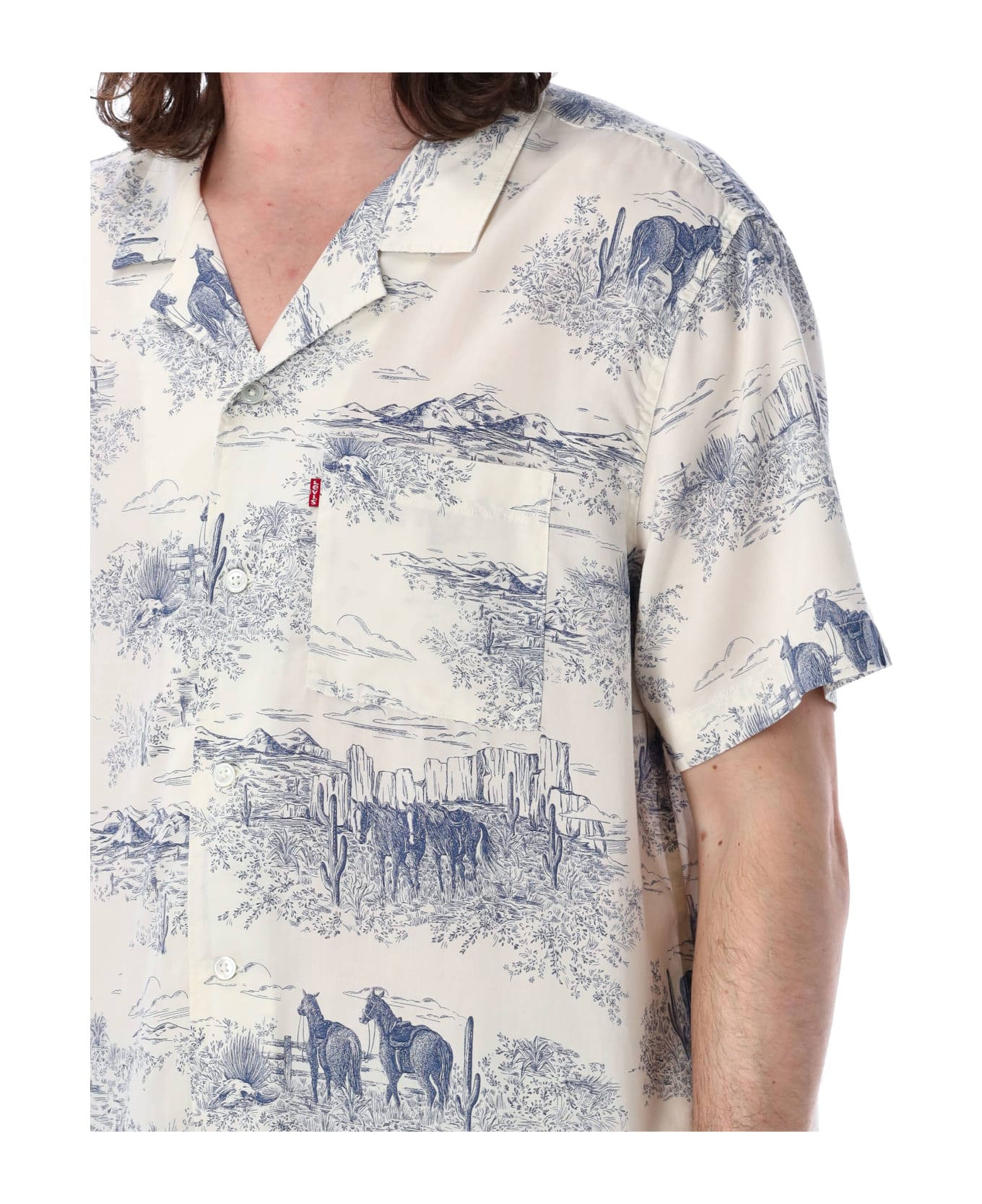 Levi's Sunset Camp Shirt - WHITE シャツ