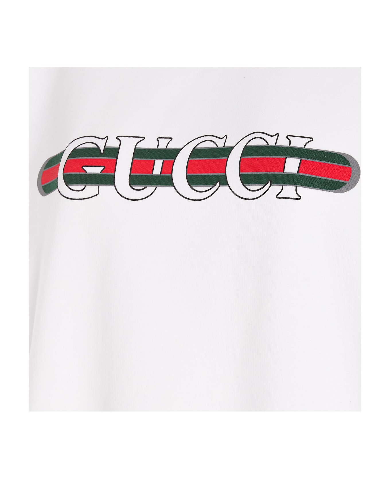 Gucci Print Sweatshirt - White