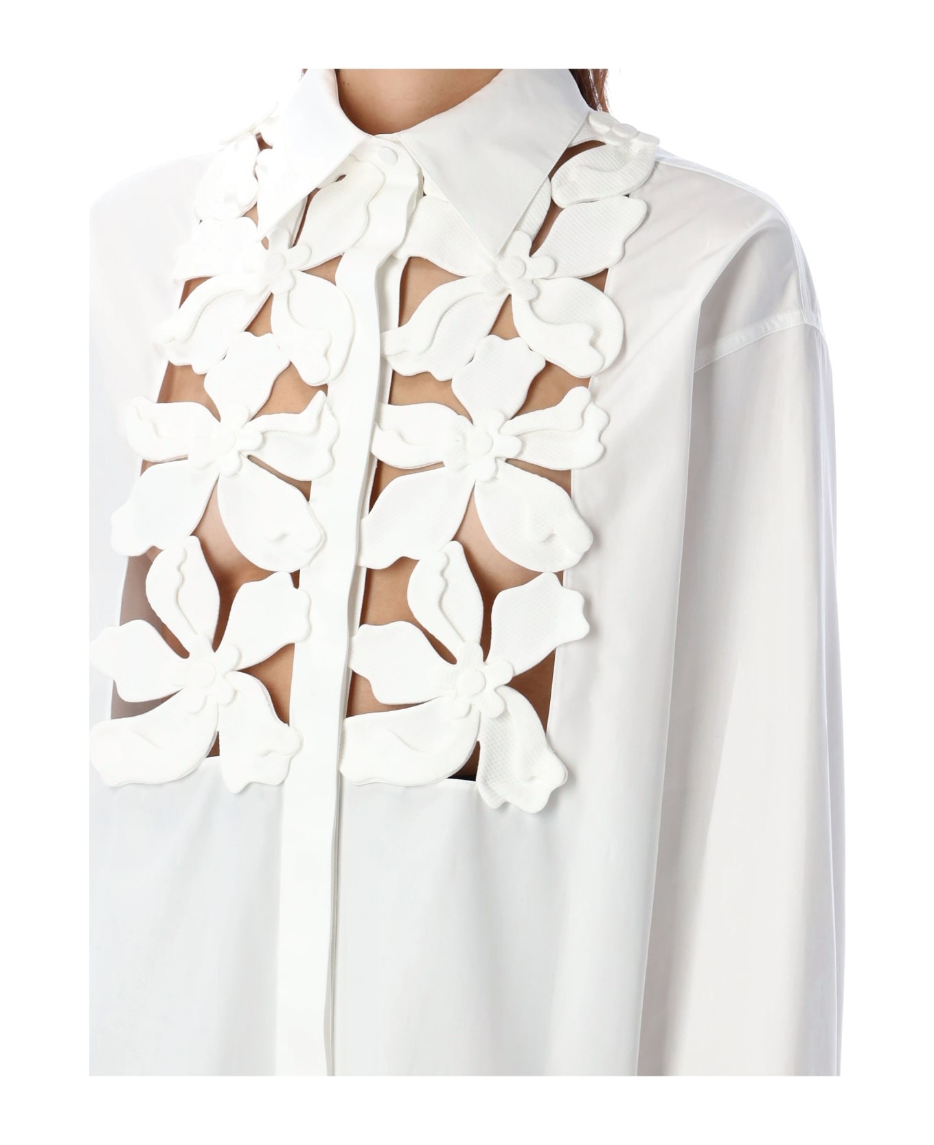 Valentino Garavani Embroidered Shirt - WHITE