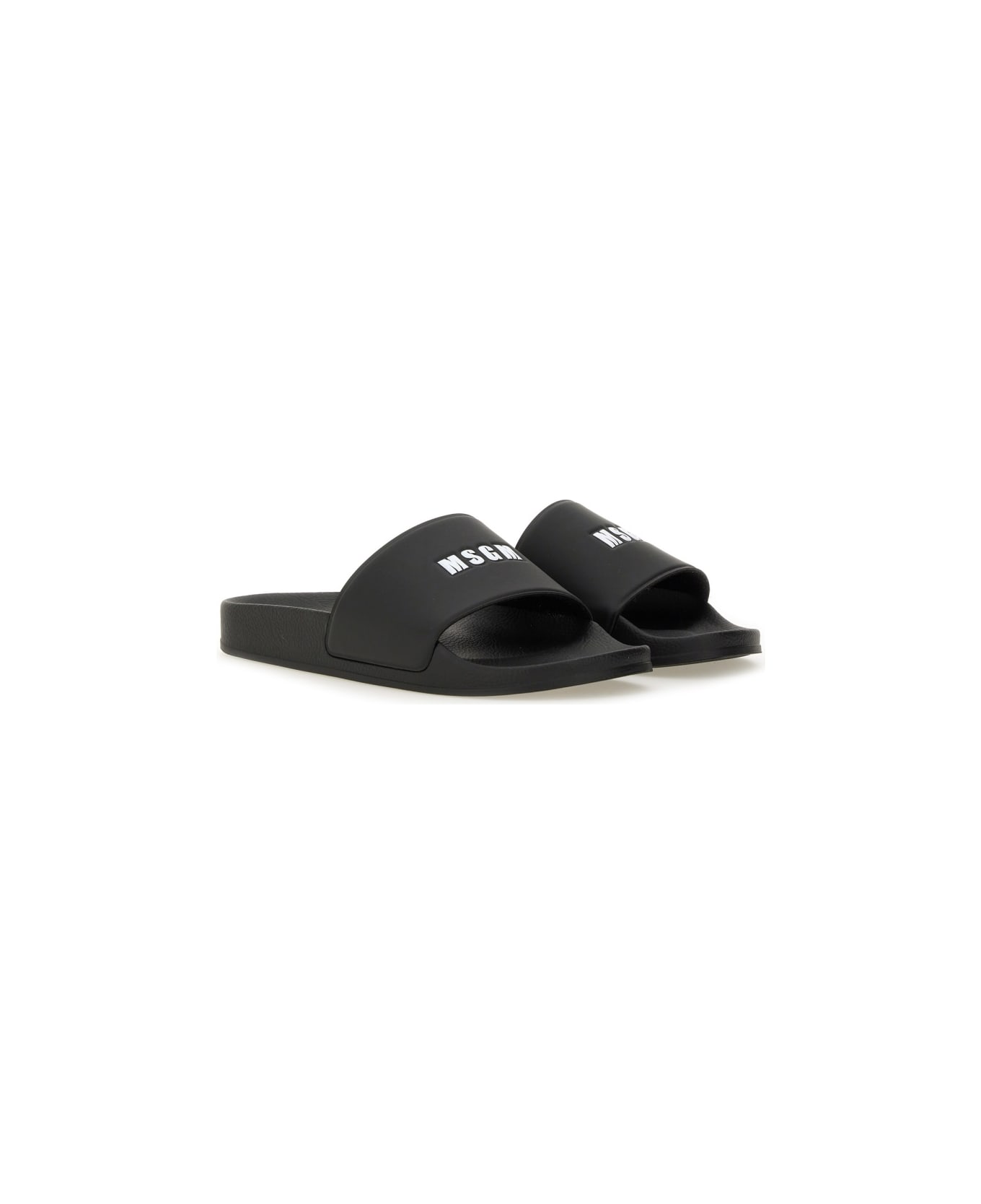 MSGM Slide Sandal With Logo | italist