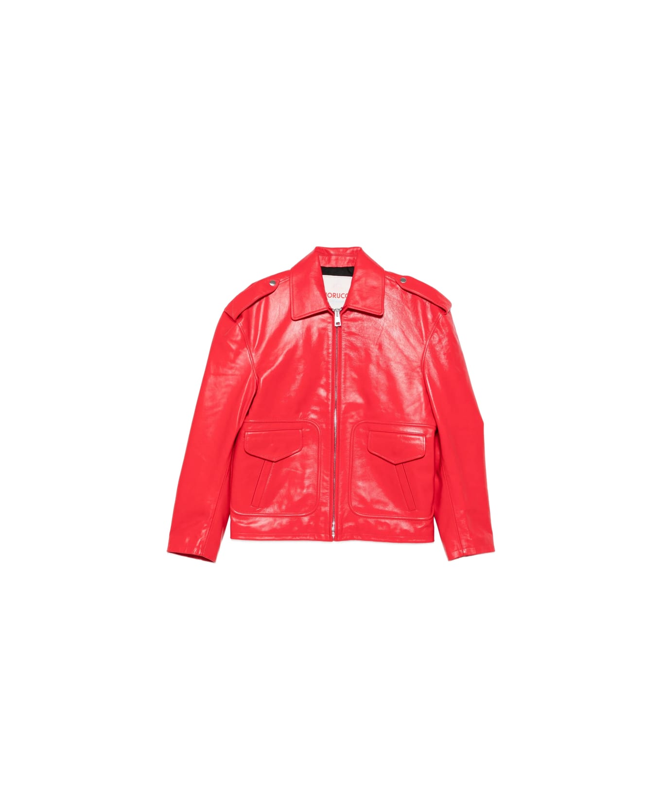 Fiorucci Leather Outerwear - RED