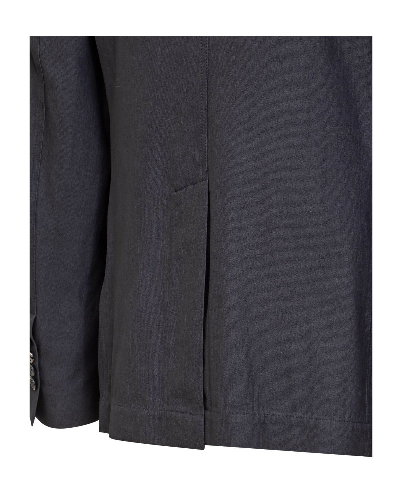 Dolce & Gabbana Patched Pocket Plain Jacket - BLU SCURISSIMO 2