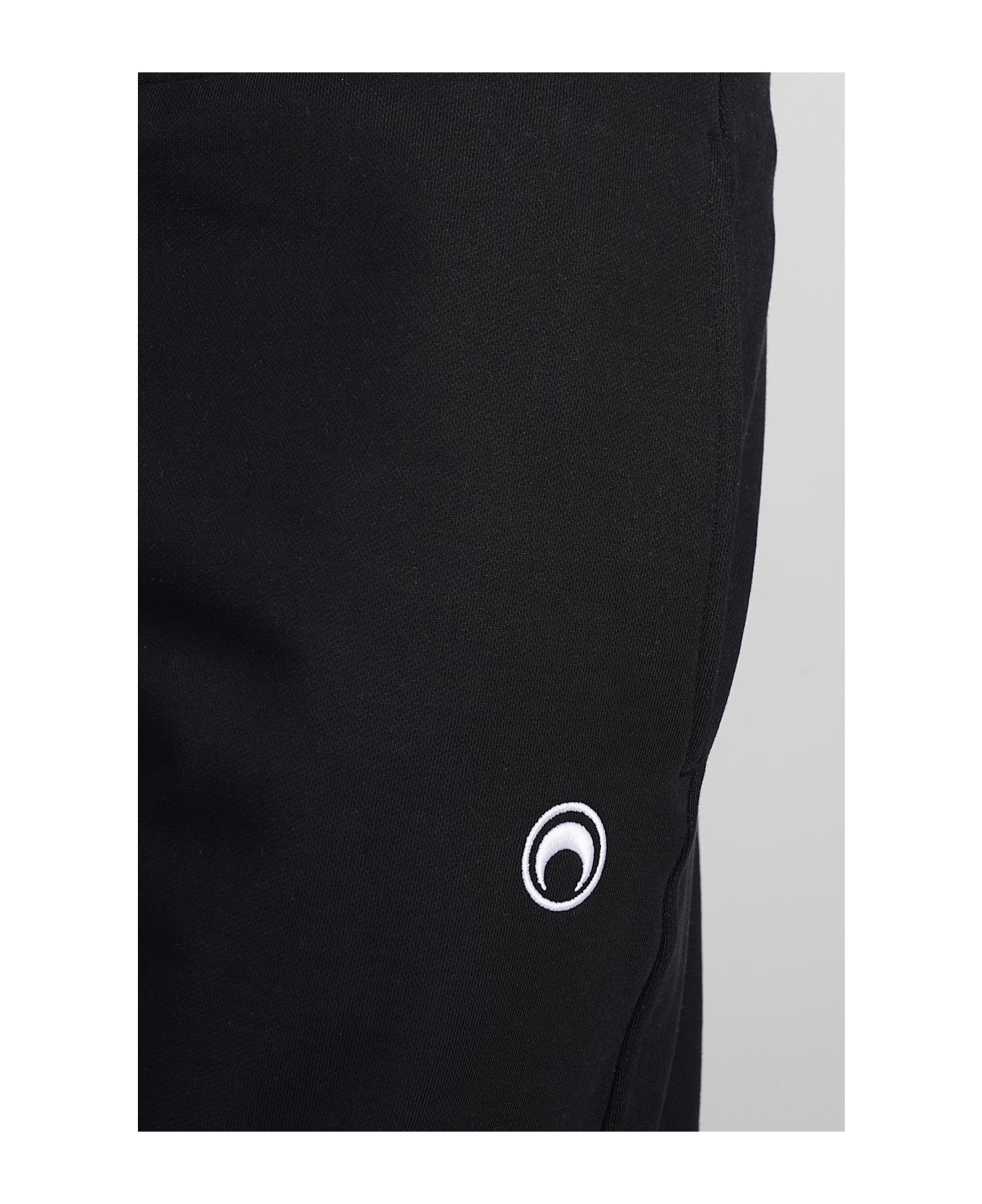 Marine Serre Pants In Black Cotton - BLACK