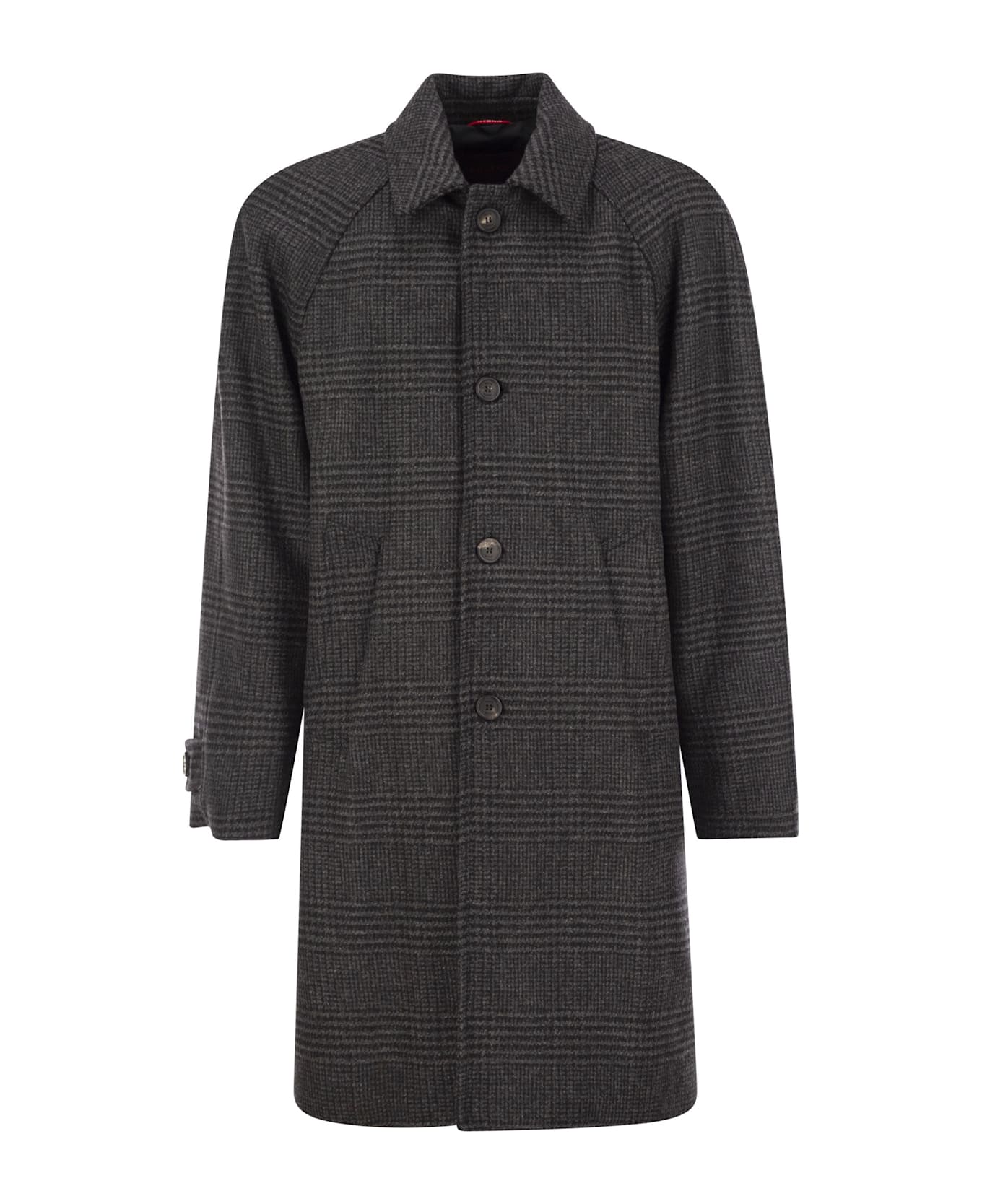 Paltò Marcello - Wool Coat - Black/grey