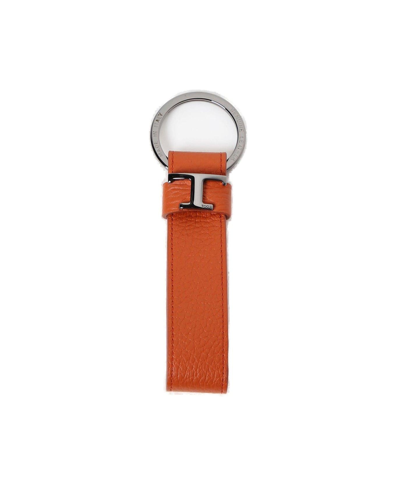 Tod's T Timeless Logo Card Holder Tod's - LUGGAGE 財布