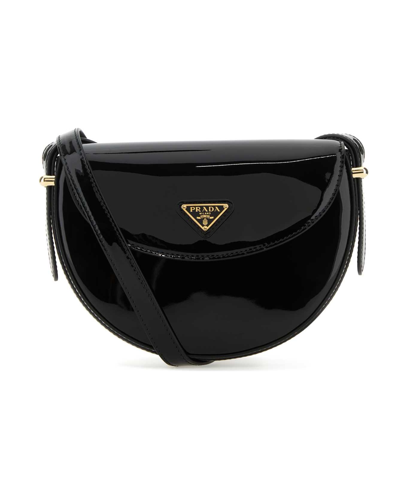 ショルダーバッグ・ポシェット PRADA Woman Crossbody bags Black 1BC499VXOO2C49 F03ZW Prada Women's Black Bandoliera Vitello Phenix Leather