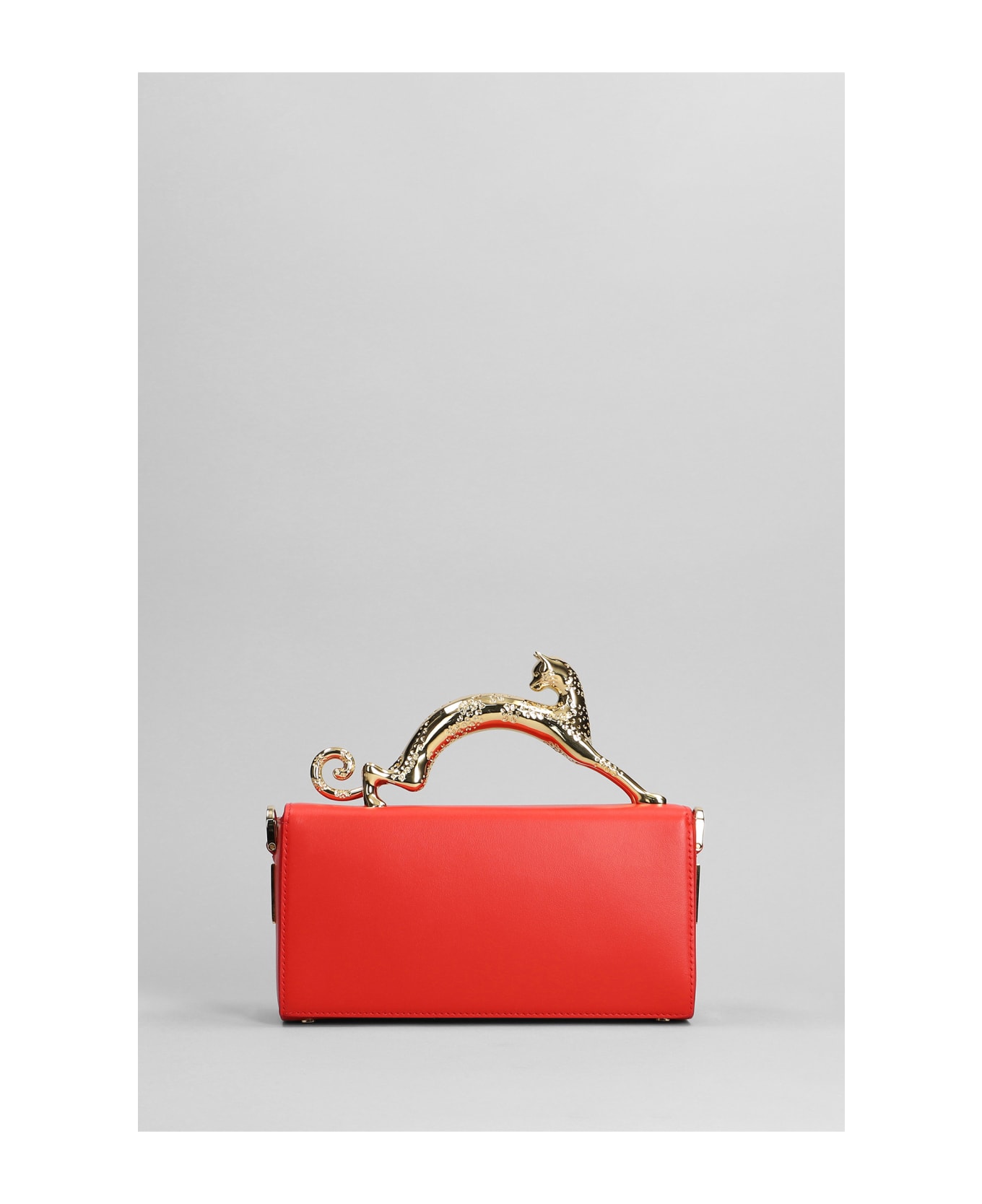 Lanvin Hand Bag In Red Leather - red トートバッグ