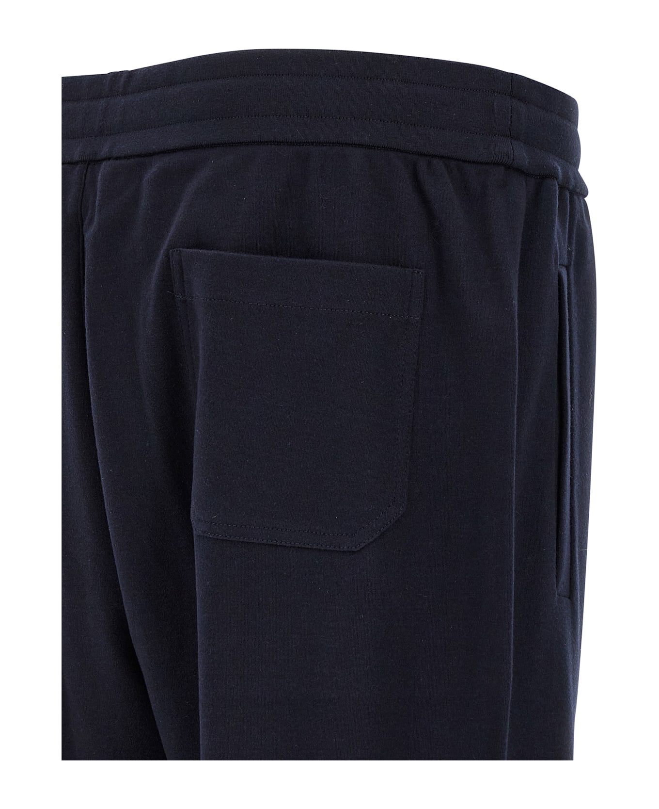 Brioni Cotton And Cashmere Joggers - Blue