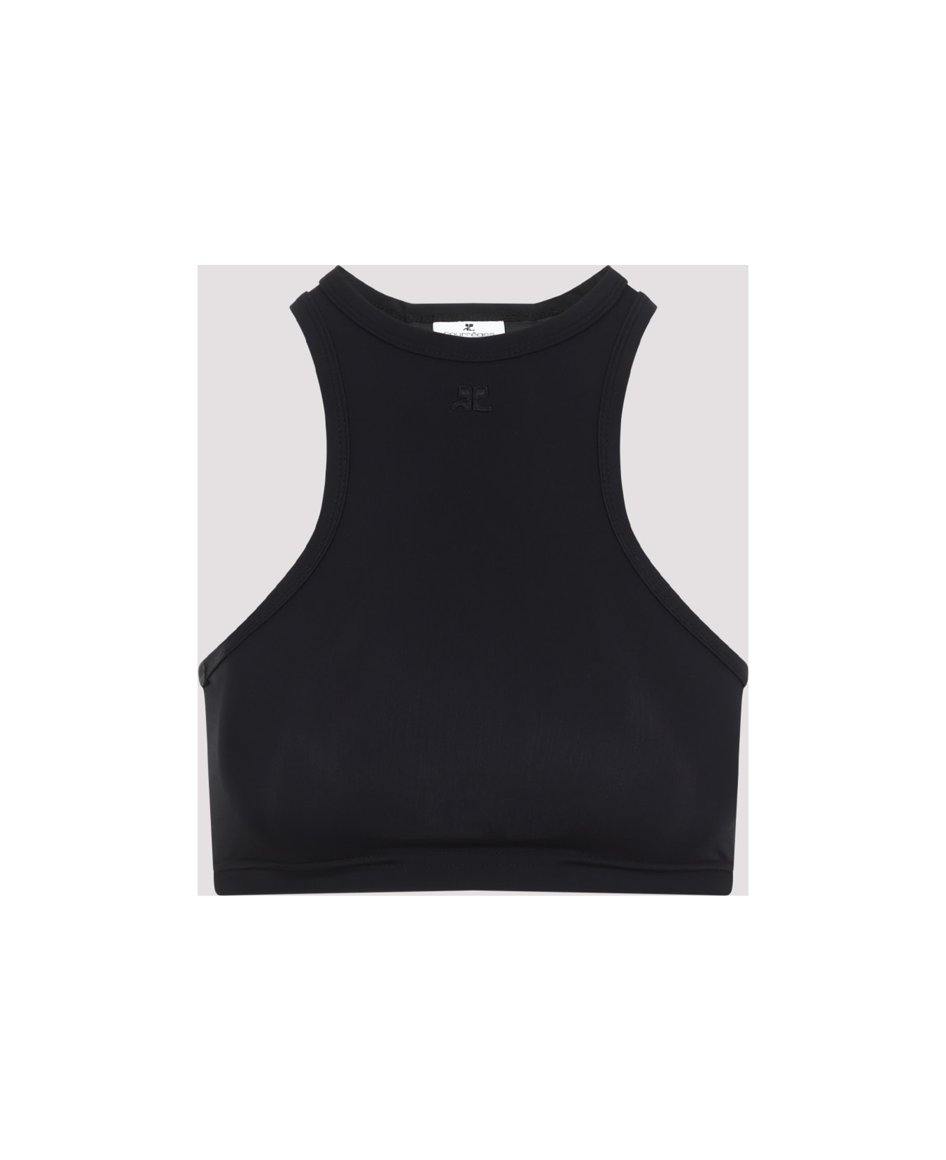 Courrèges Scuba Tech Jersey Bra - Black