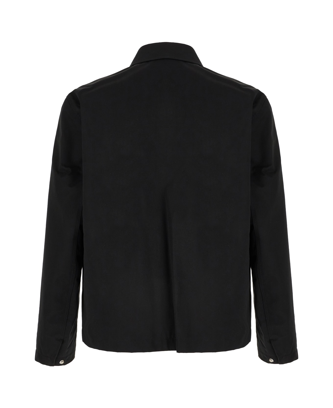 Burberry Black Cotton Jacket - BLACK