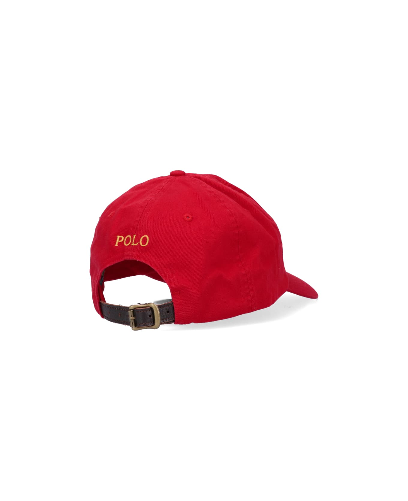Polo Ralph Lauren Logo Baseball Hat - Red