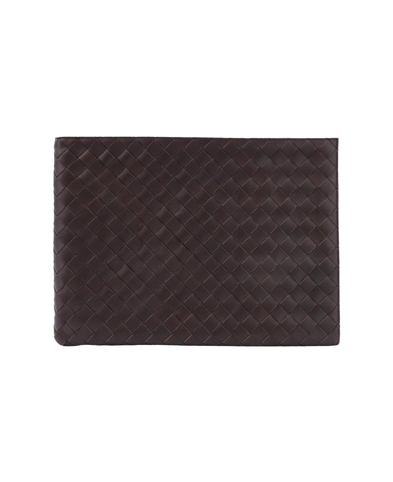 Bottega Veneta Intrecciatto Document Case - Brown