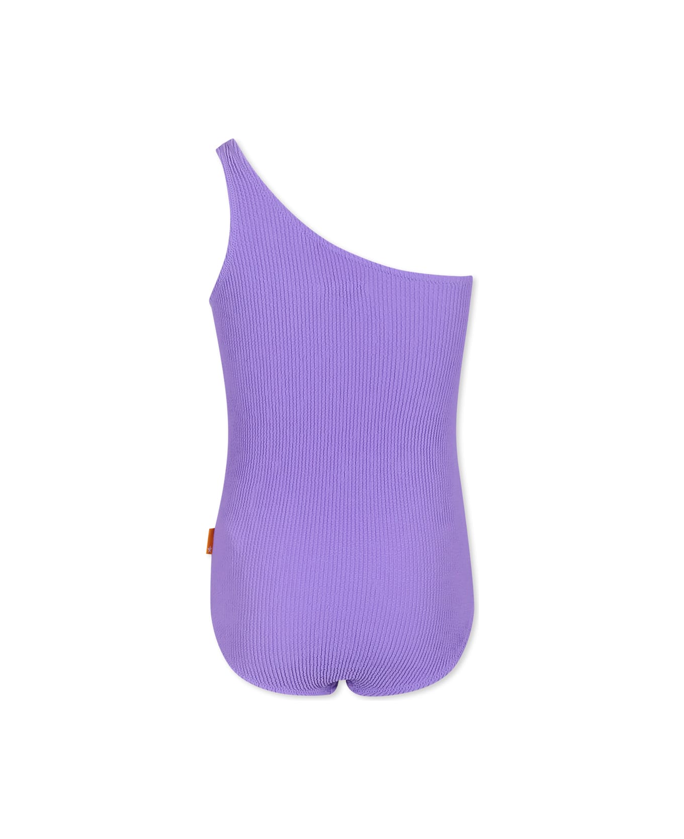 Molo Purple One-shoulder Swimsuit - Violet