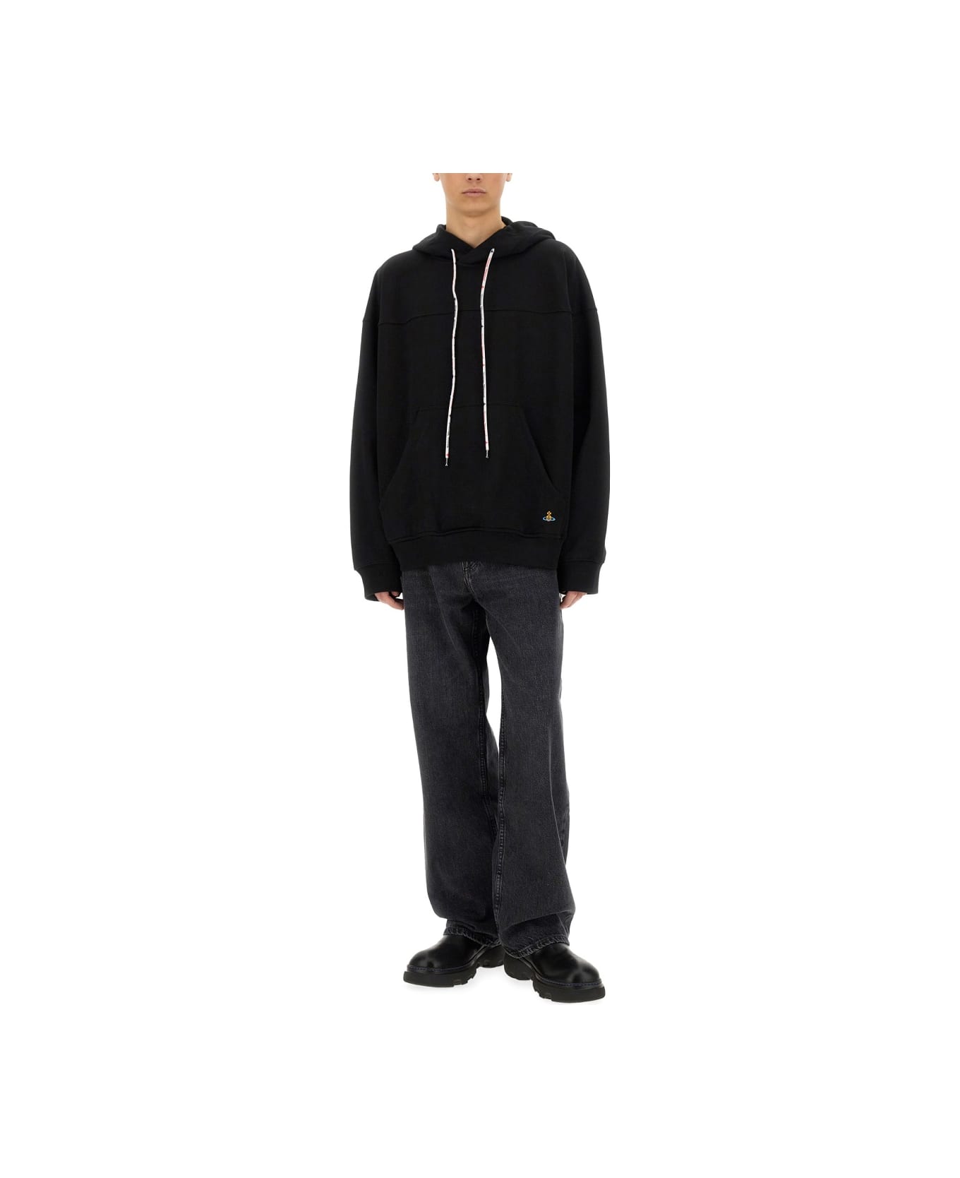 Vivienne Westwood "orb" Sweatshirt - BLACK