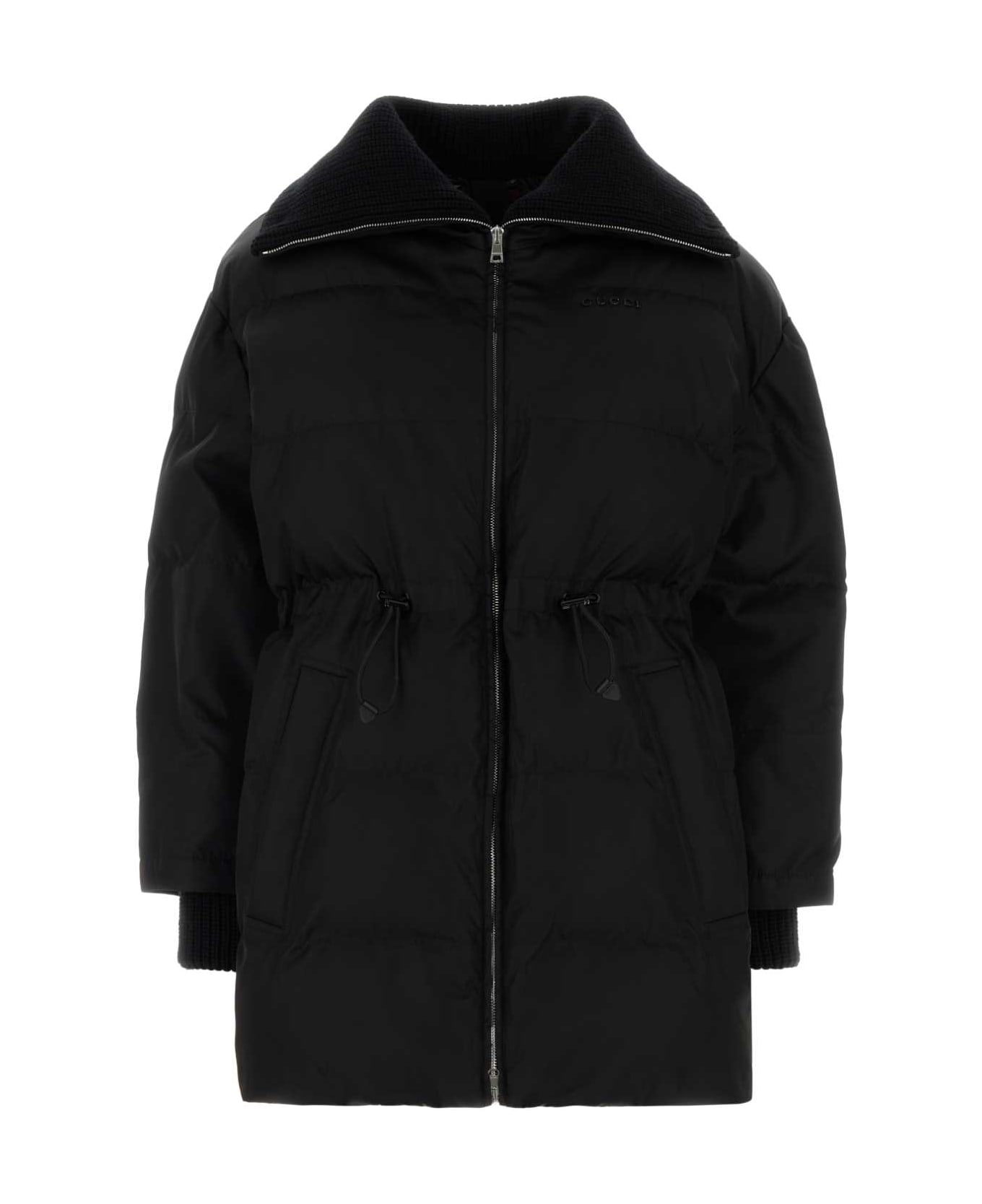 Gucci Black Nylon Padded Jacket - Black