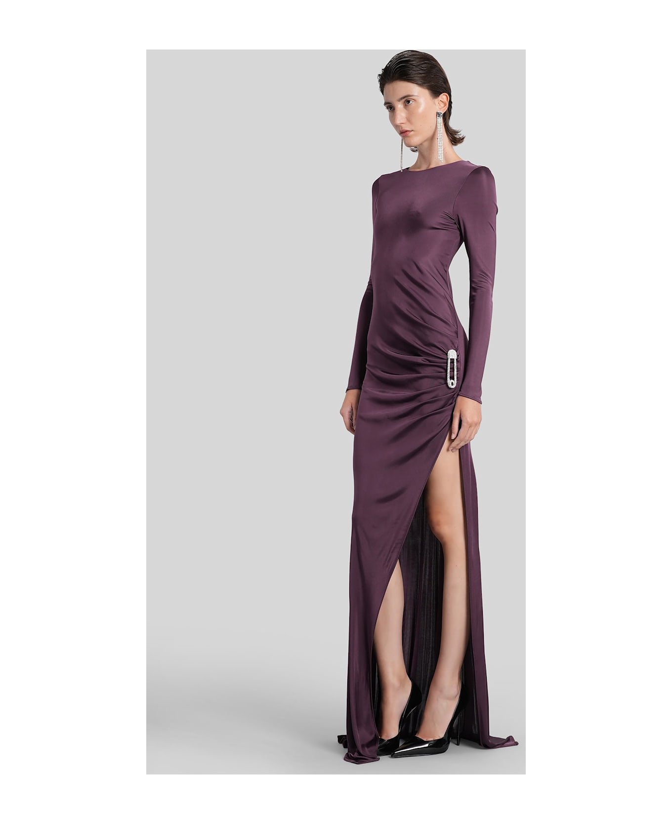 Giuseppe di Morabito Long Dress In Viola Viscose - Viola