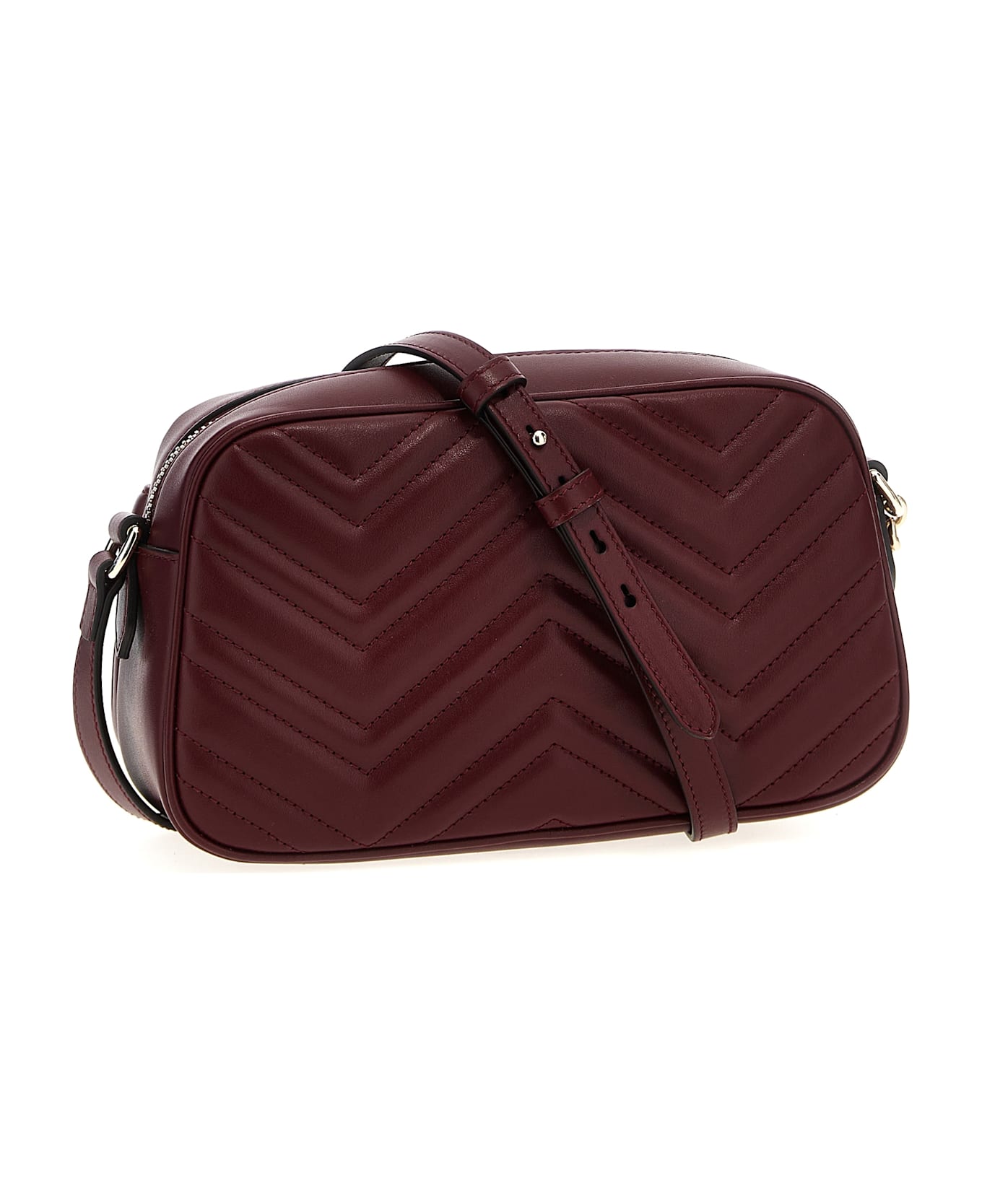 Gucci 'gg Marmont' Small Shoulder Bag - Bordeaux