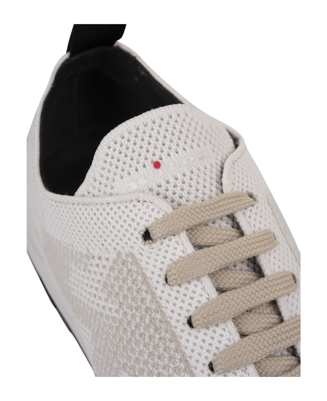 Kiton White Running Sneakers - White