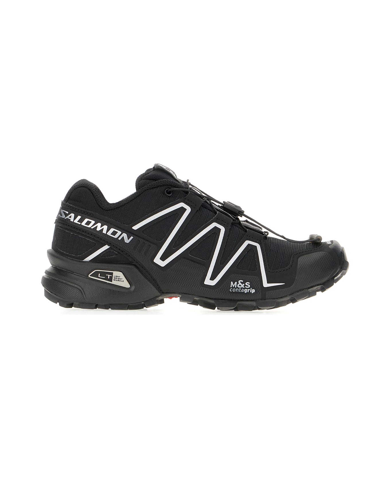 Salomon Black Fabric Speedcross 3 Sneakers - BLACK