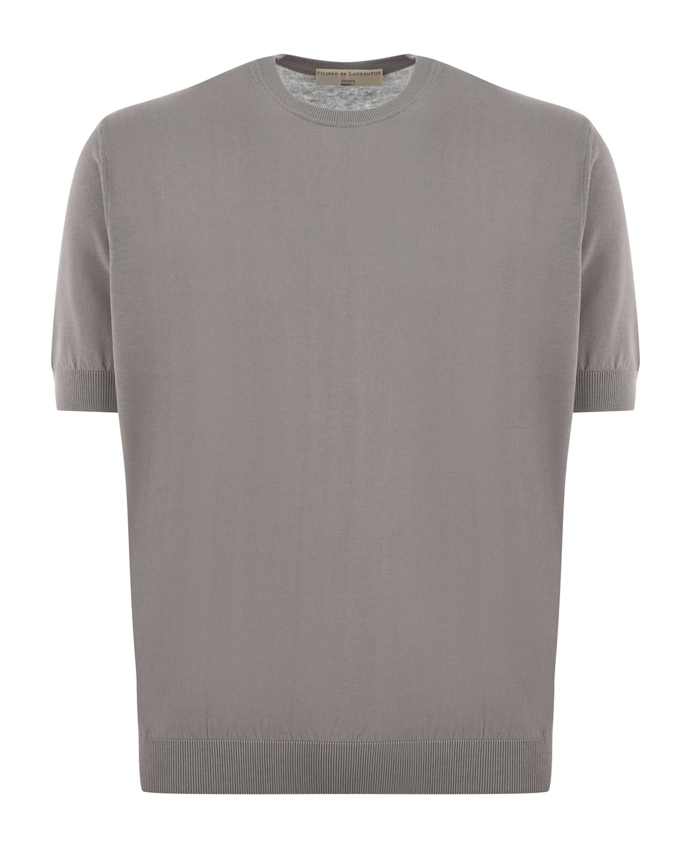 Filippo De Laurentiis T-shirt In Cotton Thread - Beige