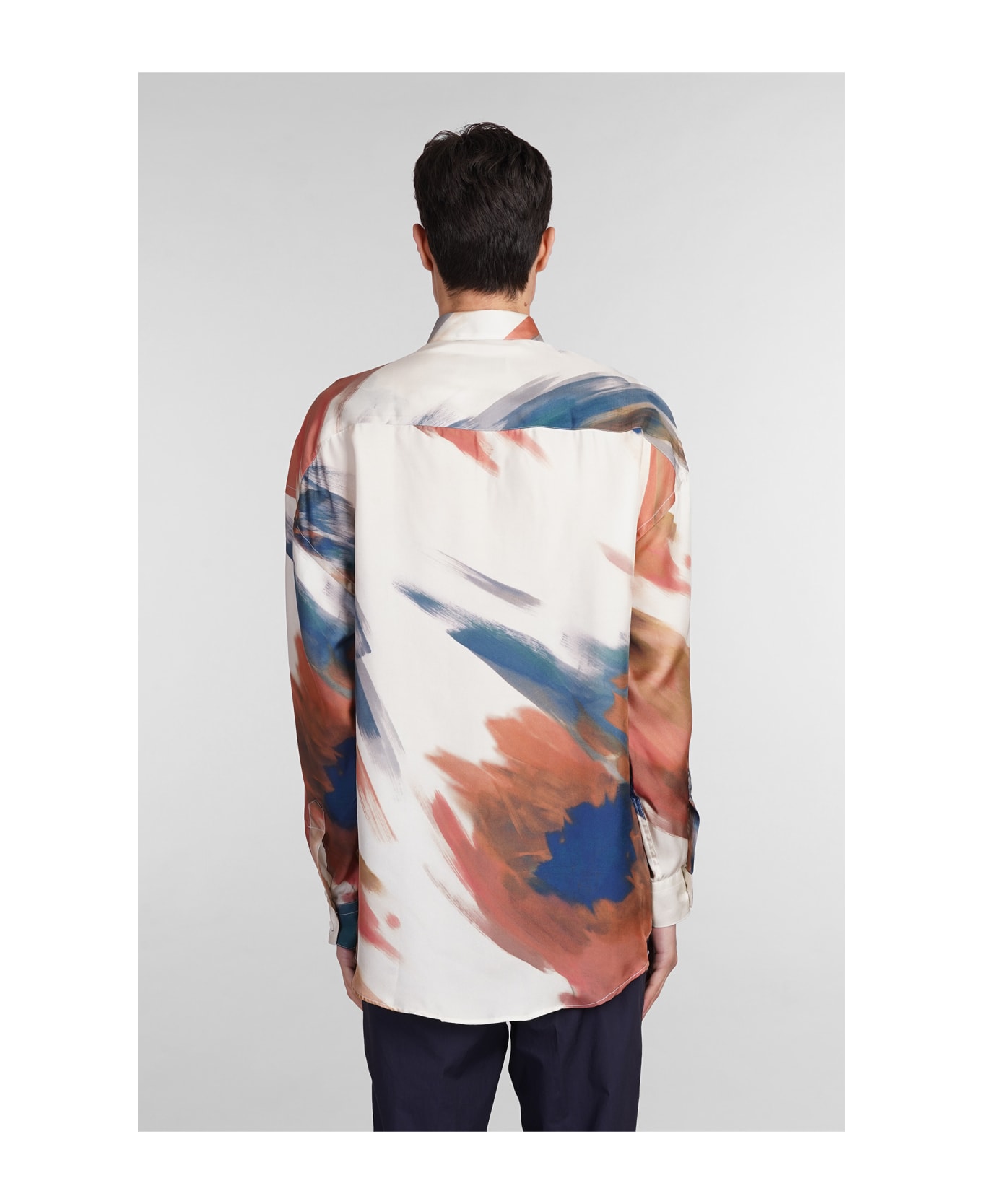 costumein Valentino Shirt In Multicolor Silk - multicolor