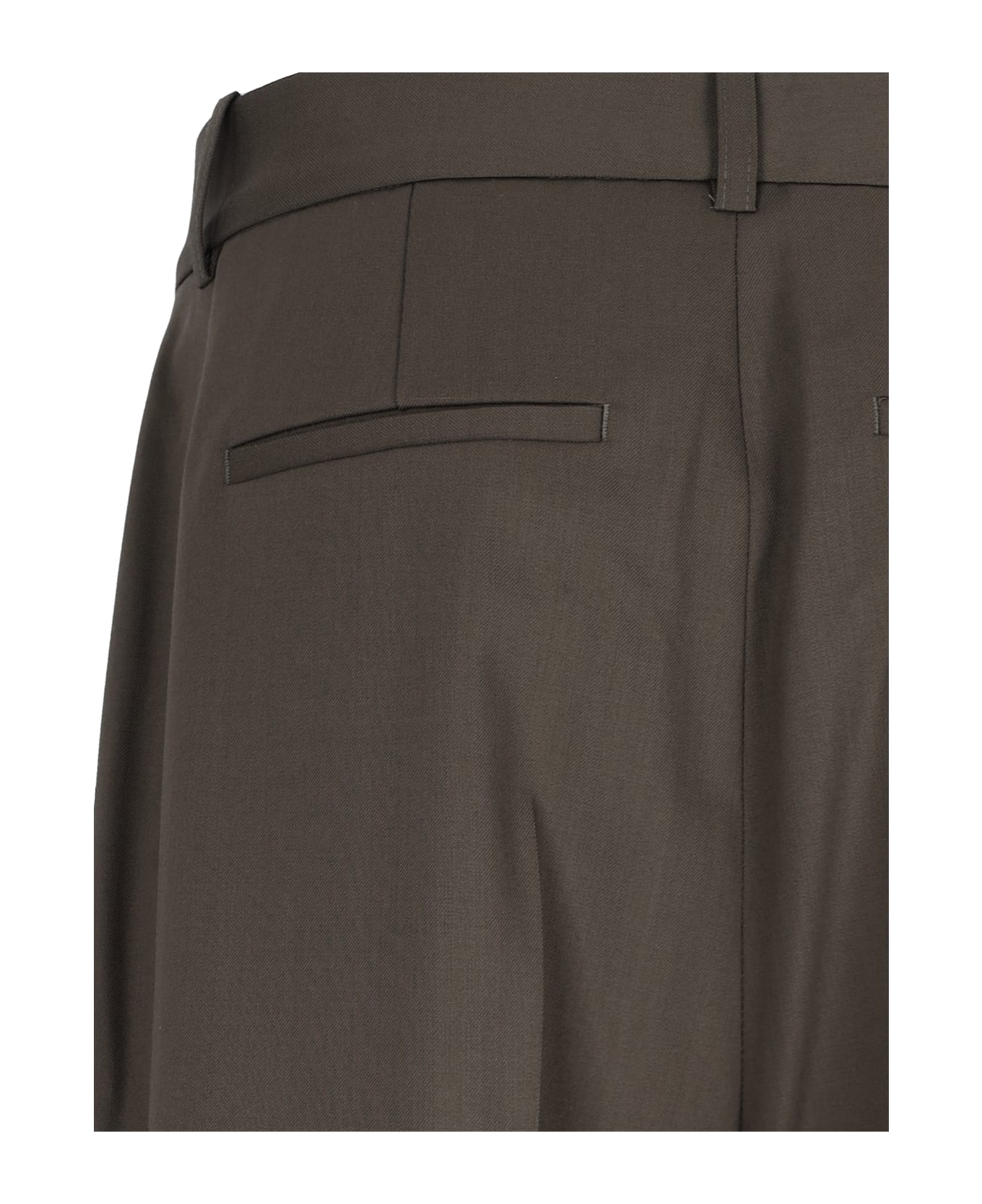 Róhe Relaxed Trousers - Brown