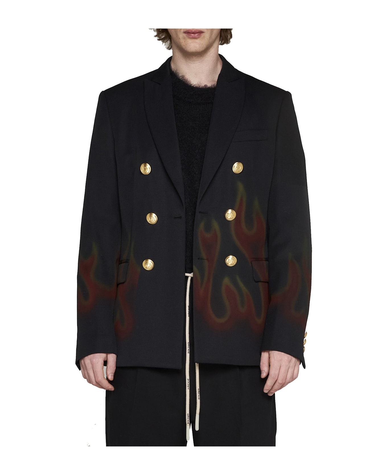 Palm Angels Fire Blazer - Black