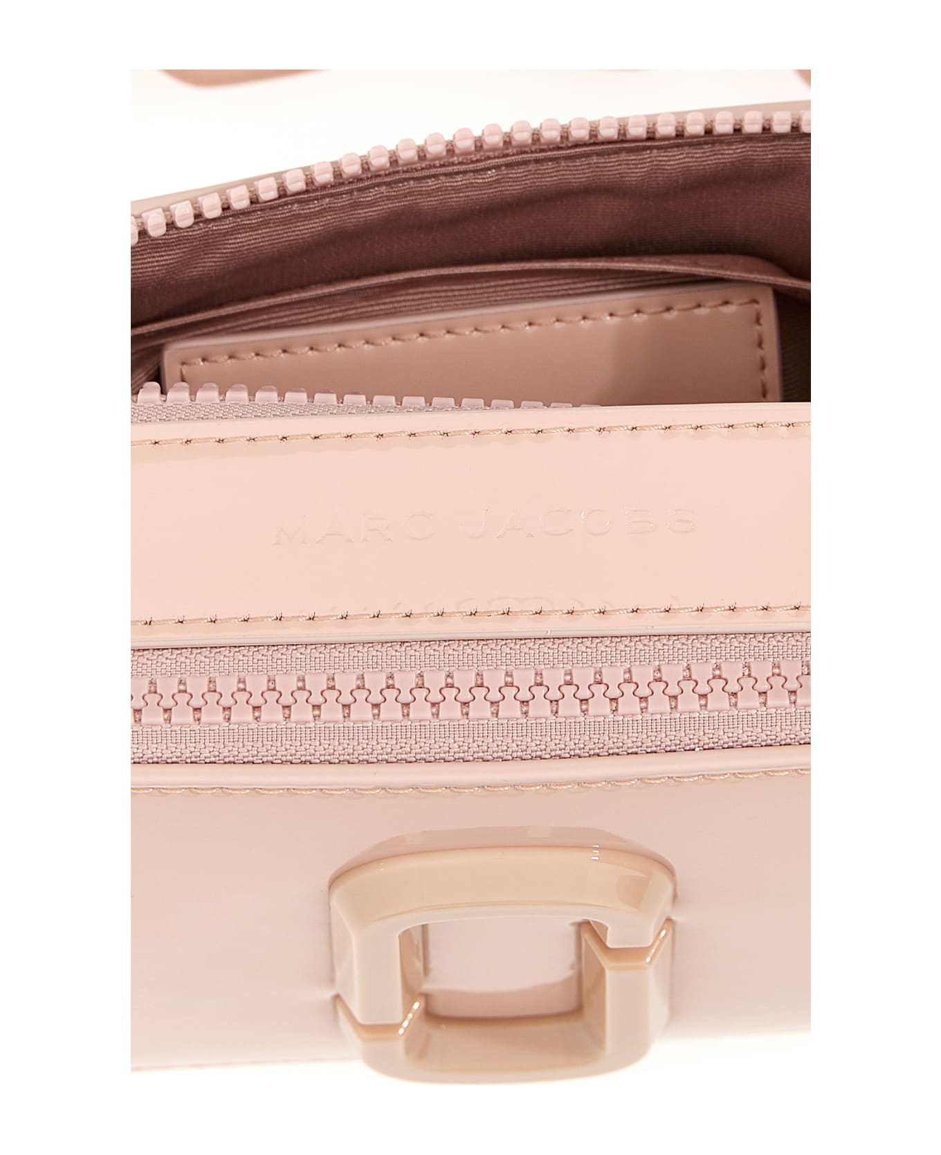 Marc Jacobs The Snapshot Leather Crossbody Bag - Rose