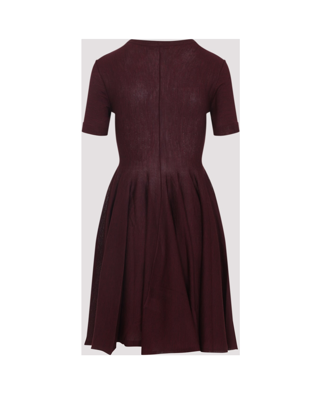 Alaia Alaïa Skater Dress - Aubergine