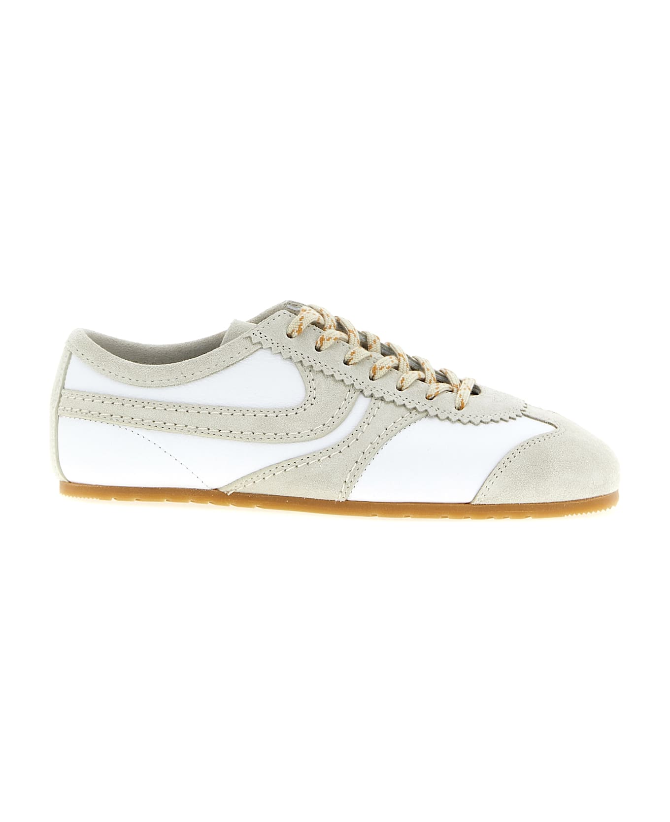 Dries Van Noten Suede Sneakers - White