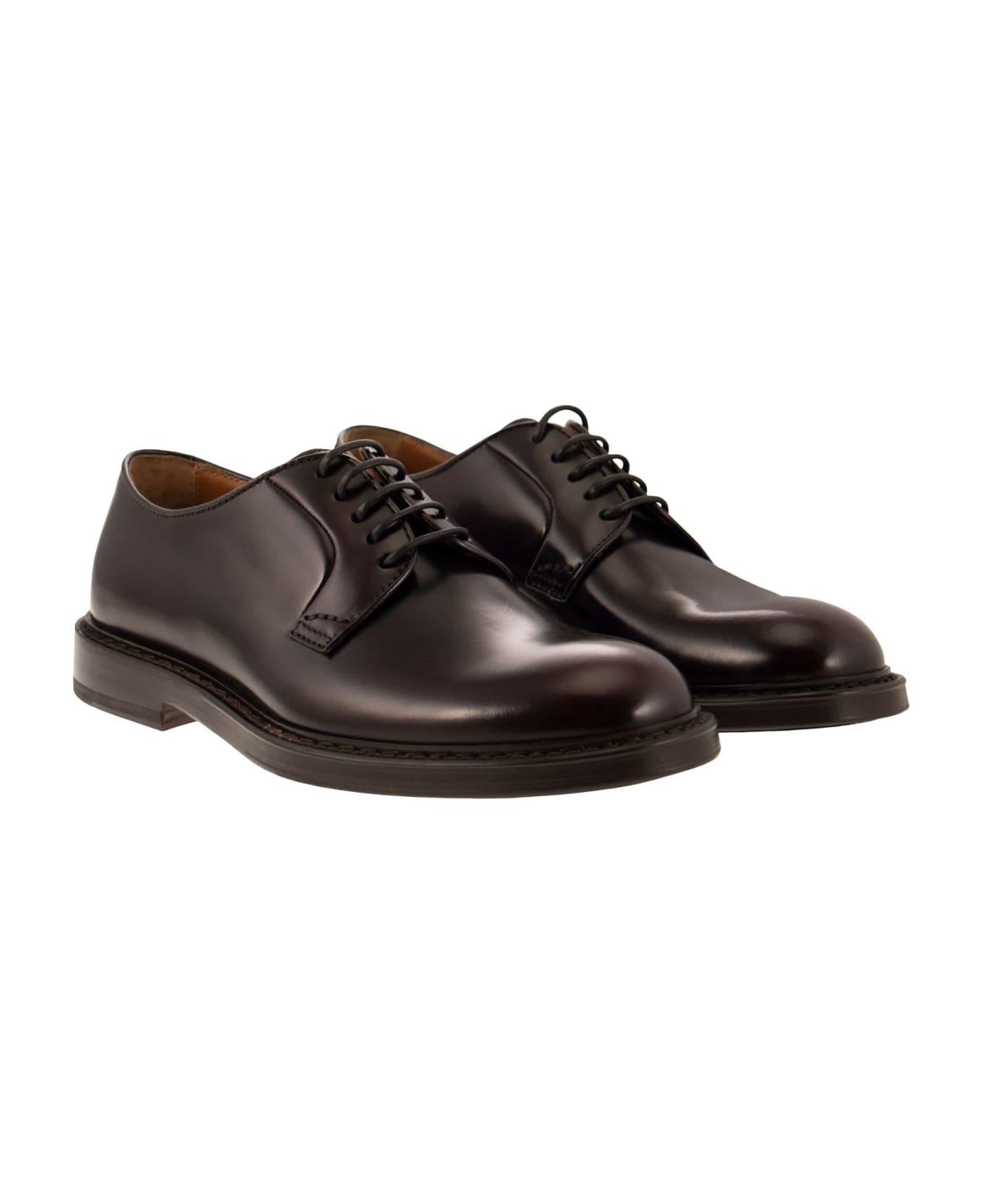 Doucal's Horse - Derby Lace-up - Burgundy
