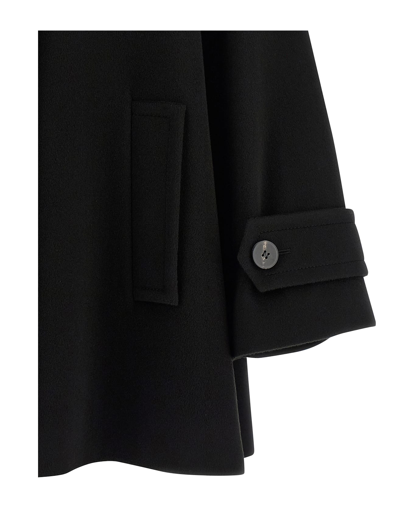 Alberto Biani Double-breasted Caban - Black  