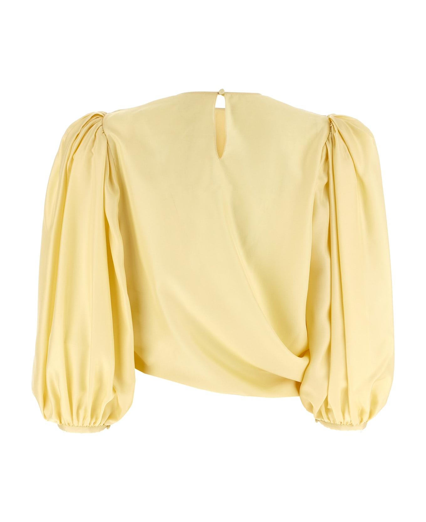Chloé Draped Top - Yellow