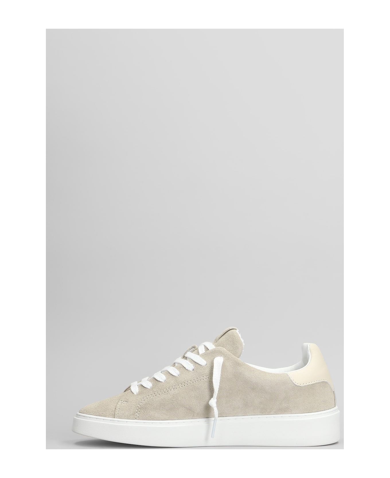 D.A.T.E. Levante Sneakers In Beige Suede - Bi Beige