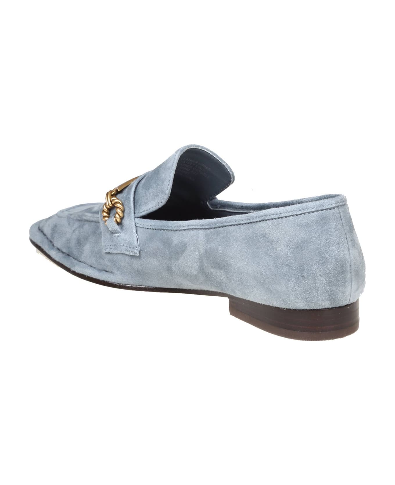 Tory Burch Perrine Loafer In Light Blue Suede - LIGHT BLUE
