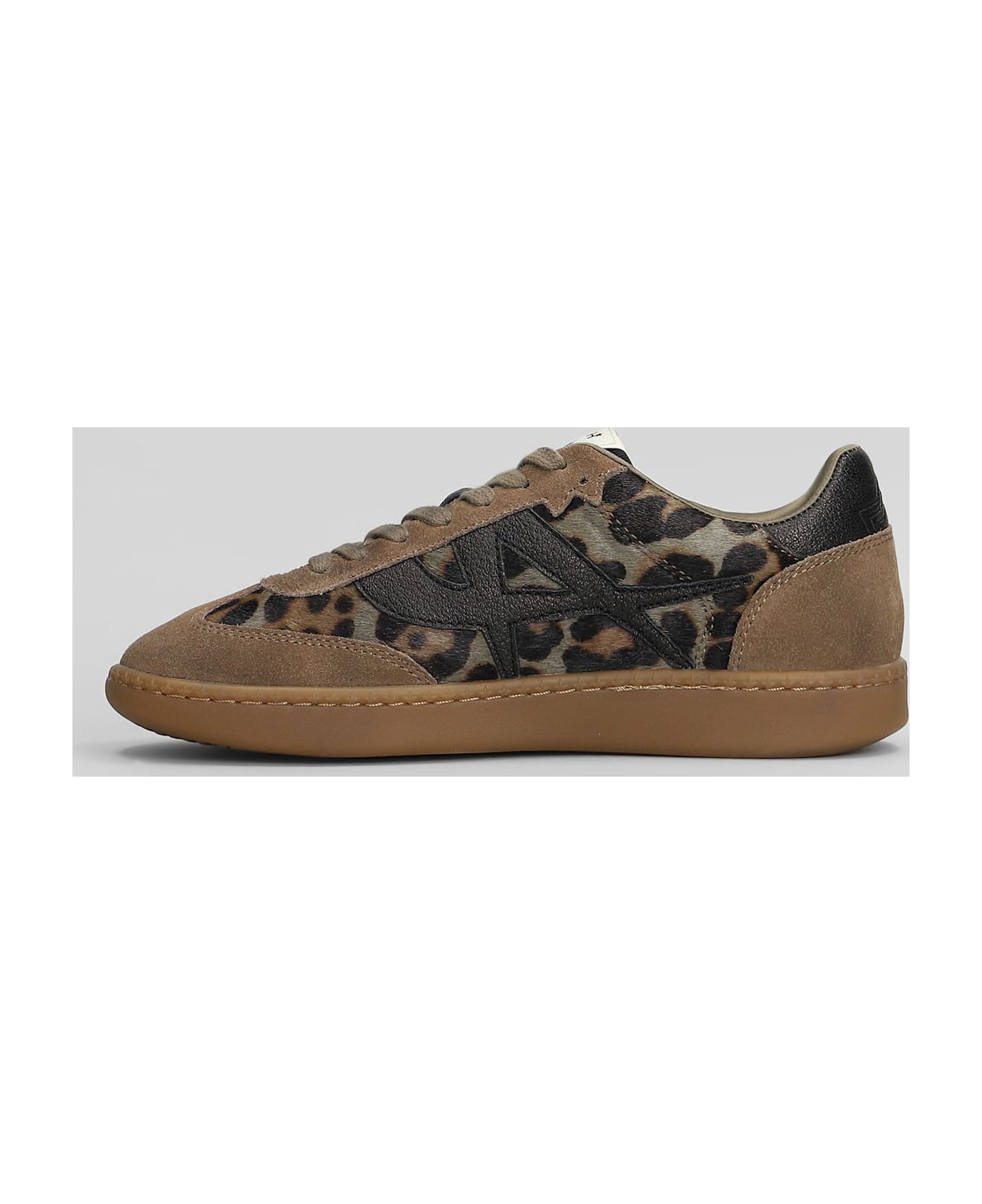 Ash Sunset Sneakers In Beige Suede And Leather - beige
