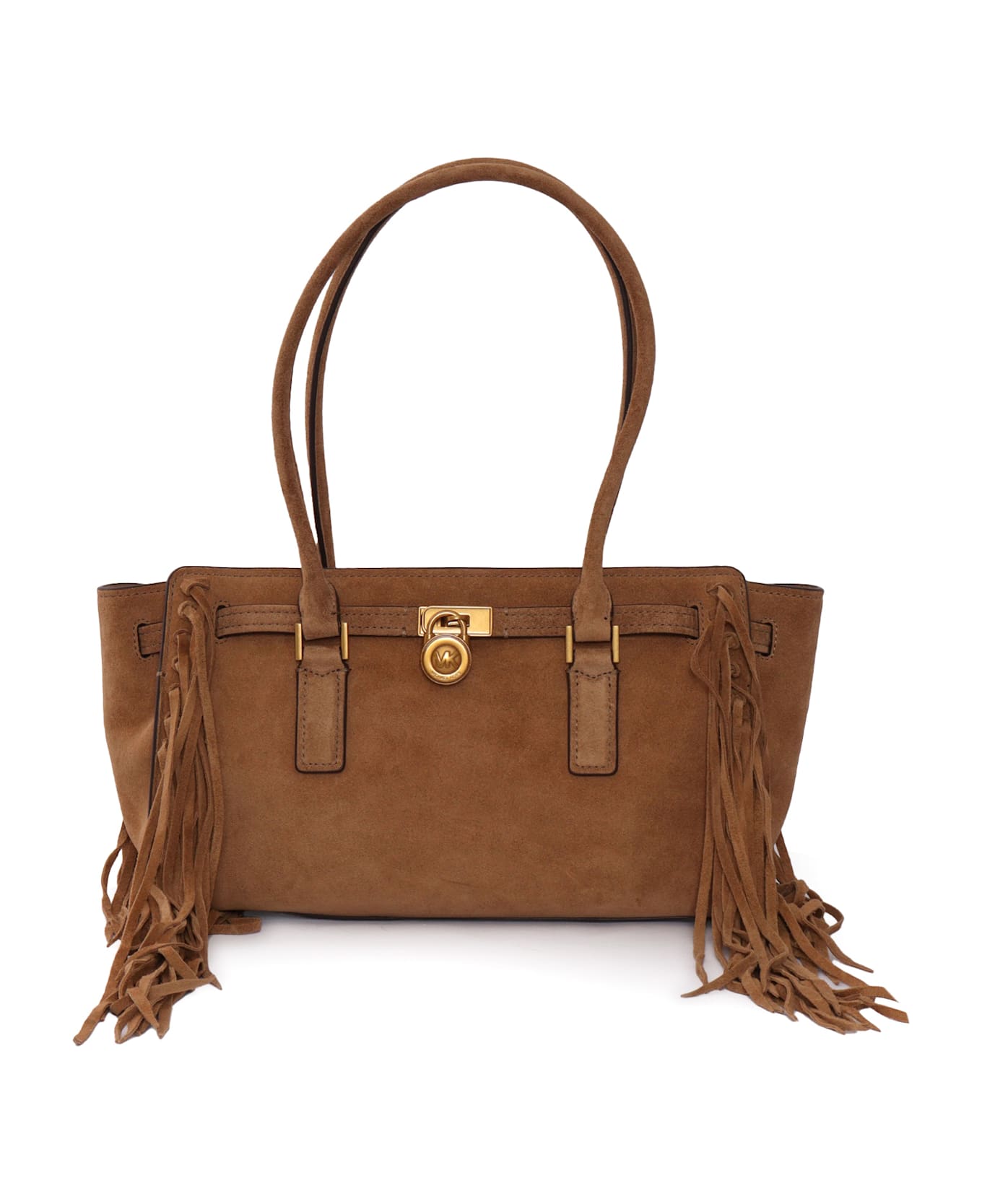 Michael Kors Sm Ew Shoulder Tote - BROWN