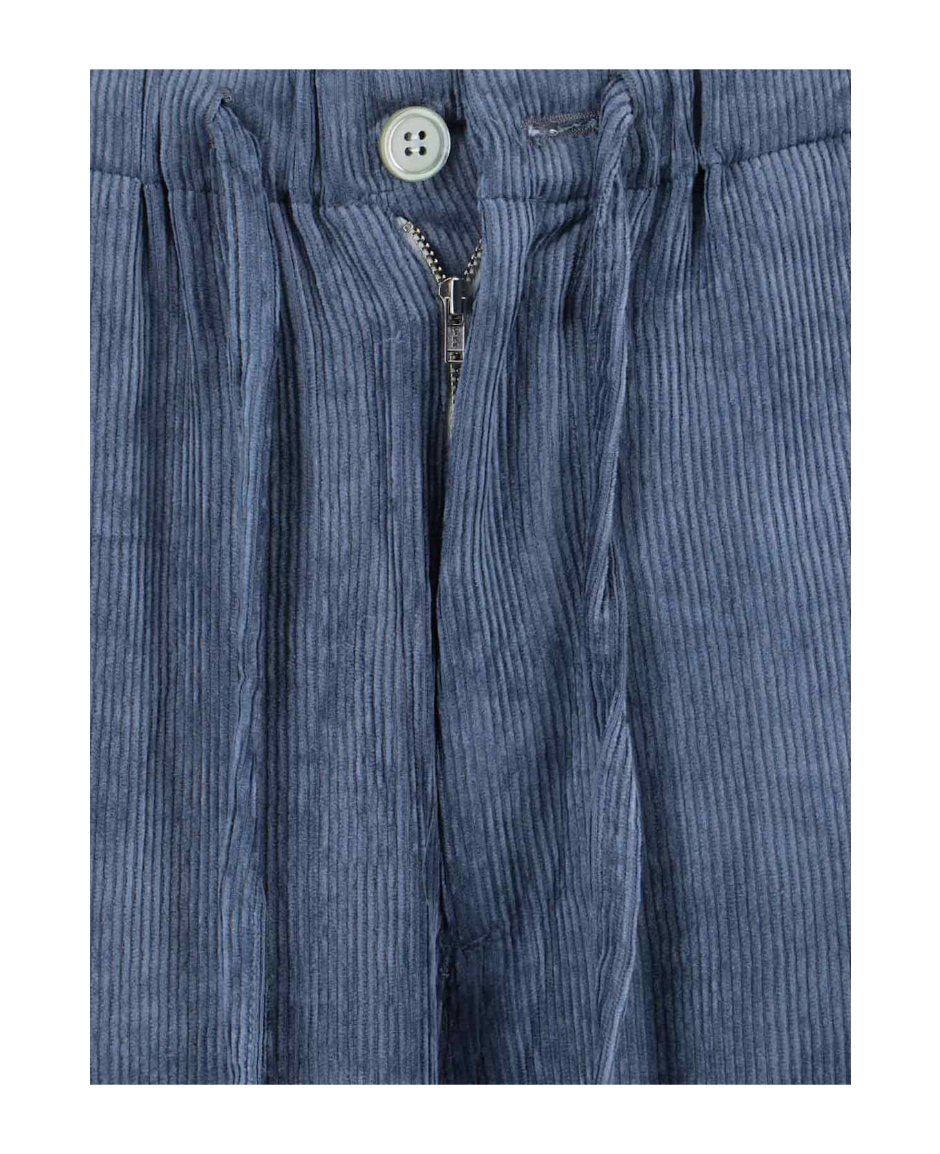 Mythinks Ribbed Pants - Blue