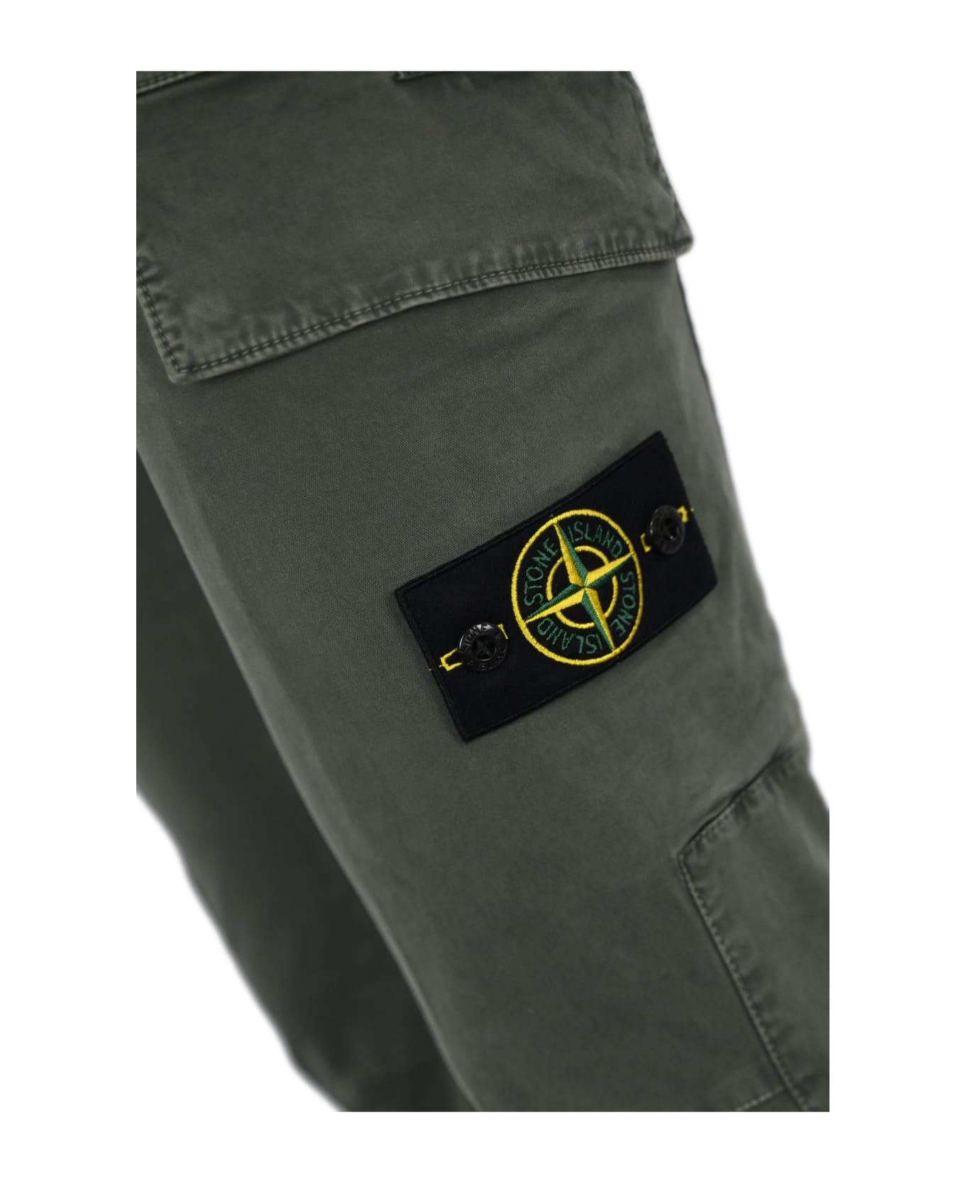 Stone Island Cargo Trousers 30604 Old Treatment - Musk
