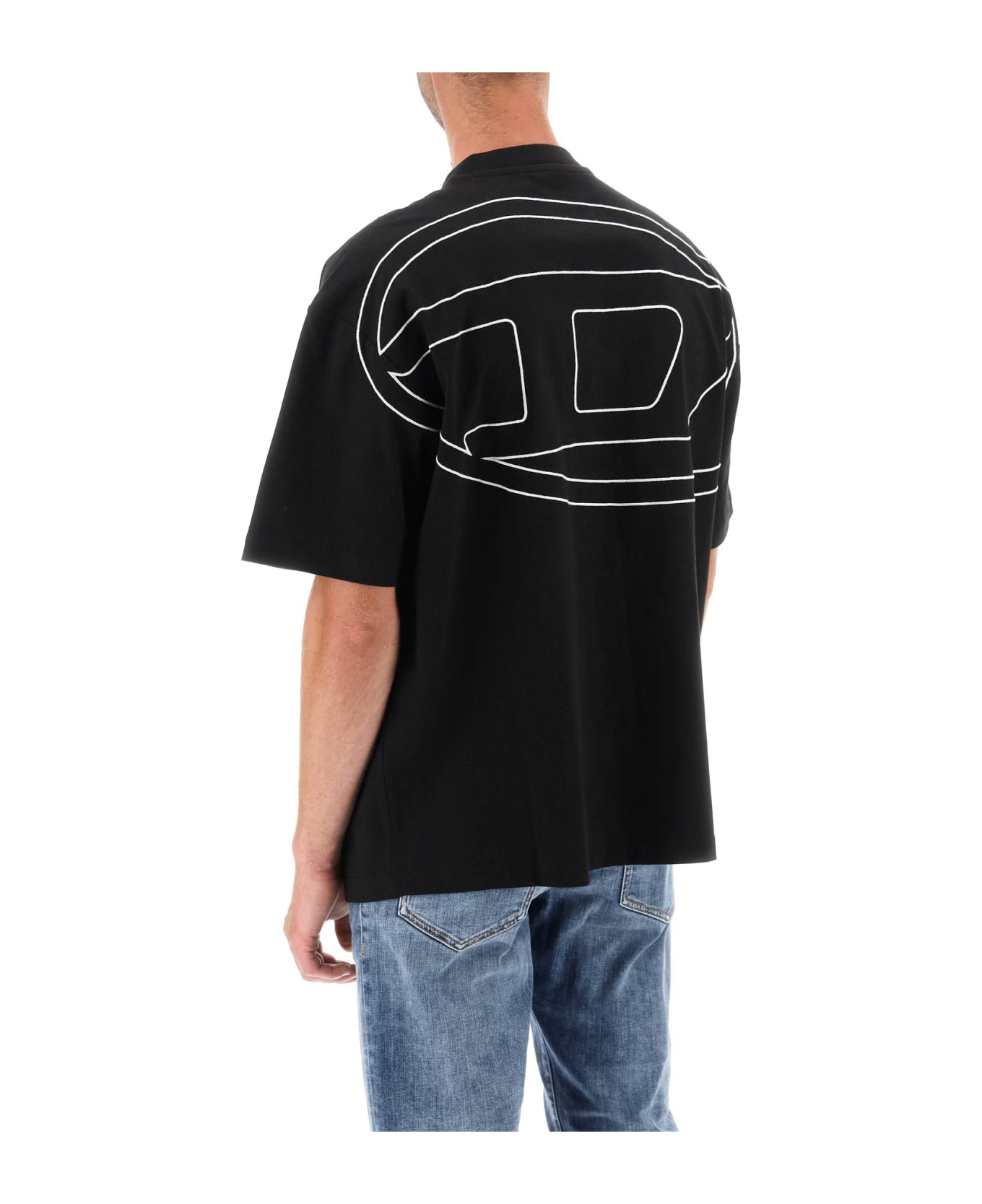 Diesel 't-boggy Megoval-d' T-shirt - Nero シャツ
