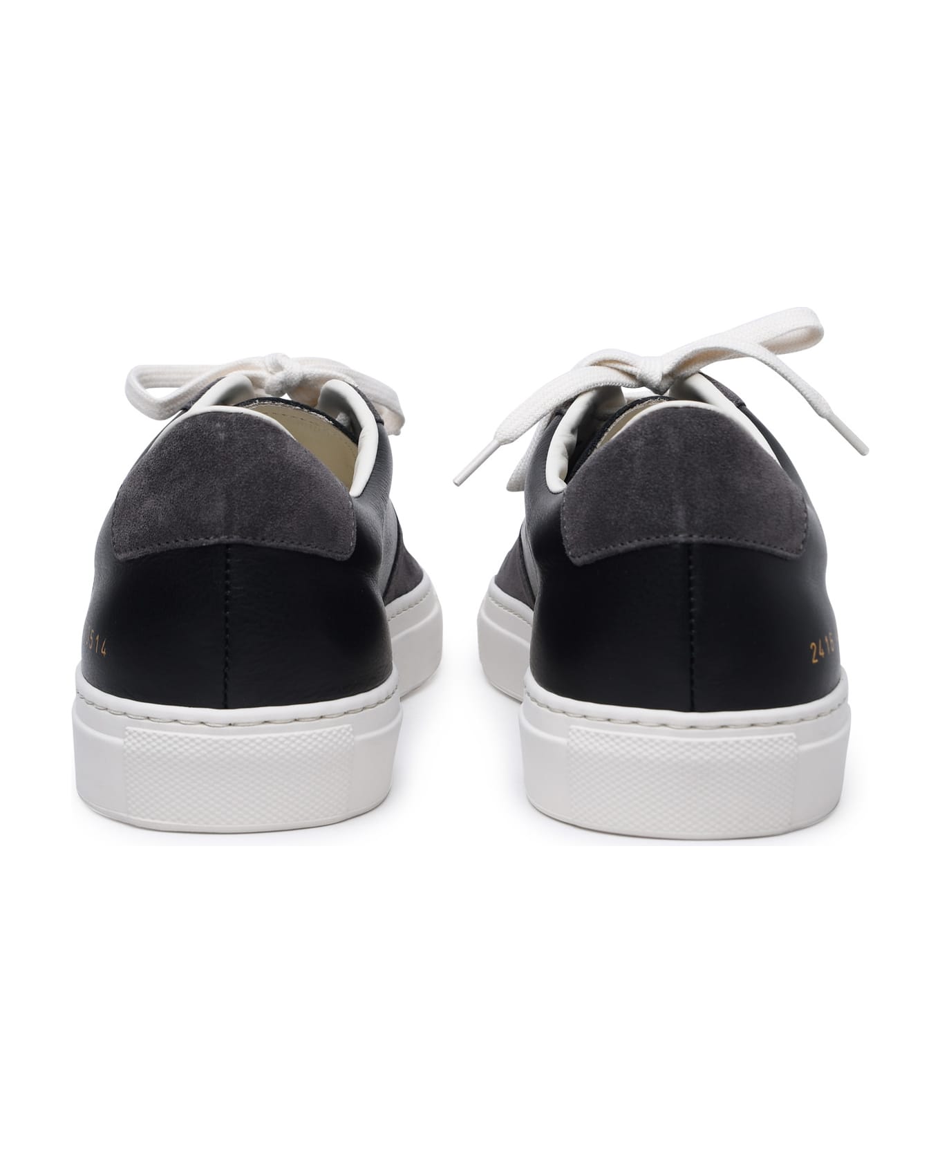 Common Projects 'bball Duo' Black Leather Sneakers - Black スニーカー
