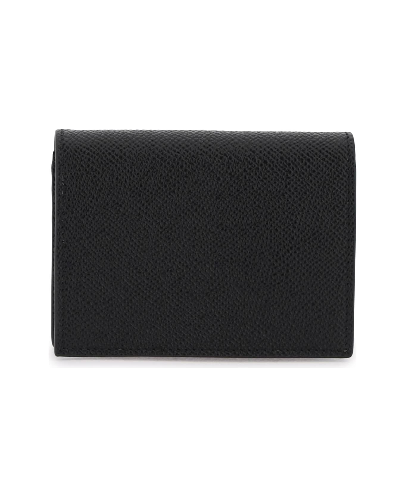 Dolce & Gabbana Dauphine Leather Card Holder - Black 財布