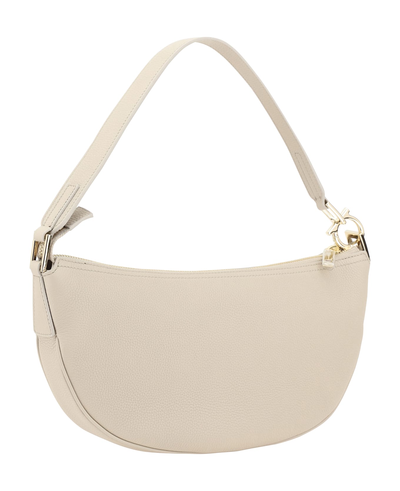 Ferragamo Hobo Shoulder Bag - BEIGE