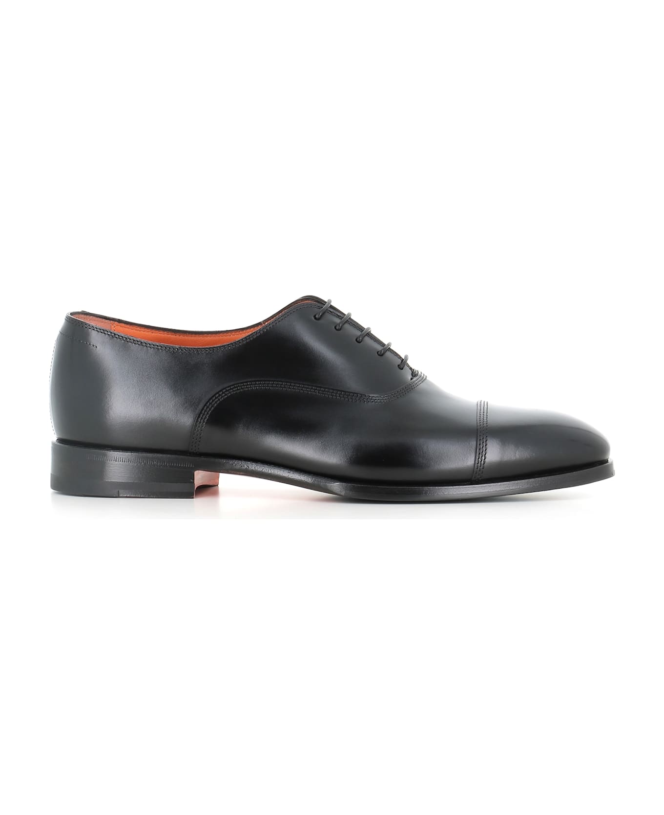 Santoni Oxford Archie C - Black レースアップシューズ