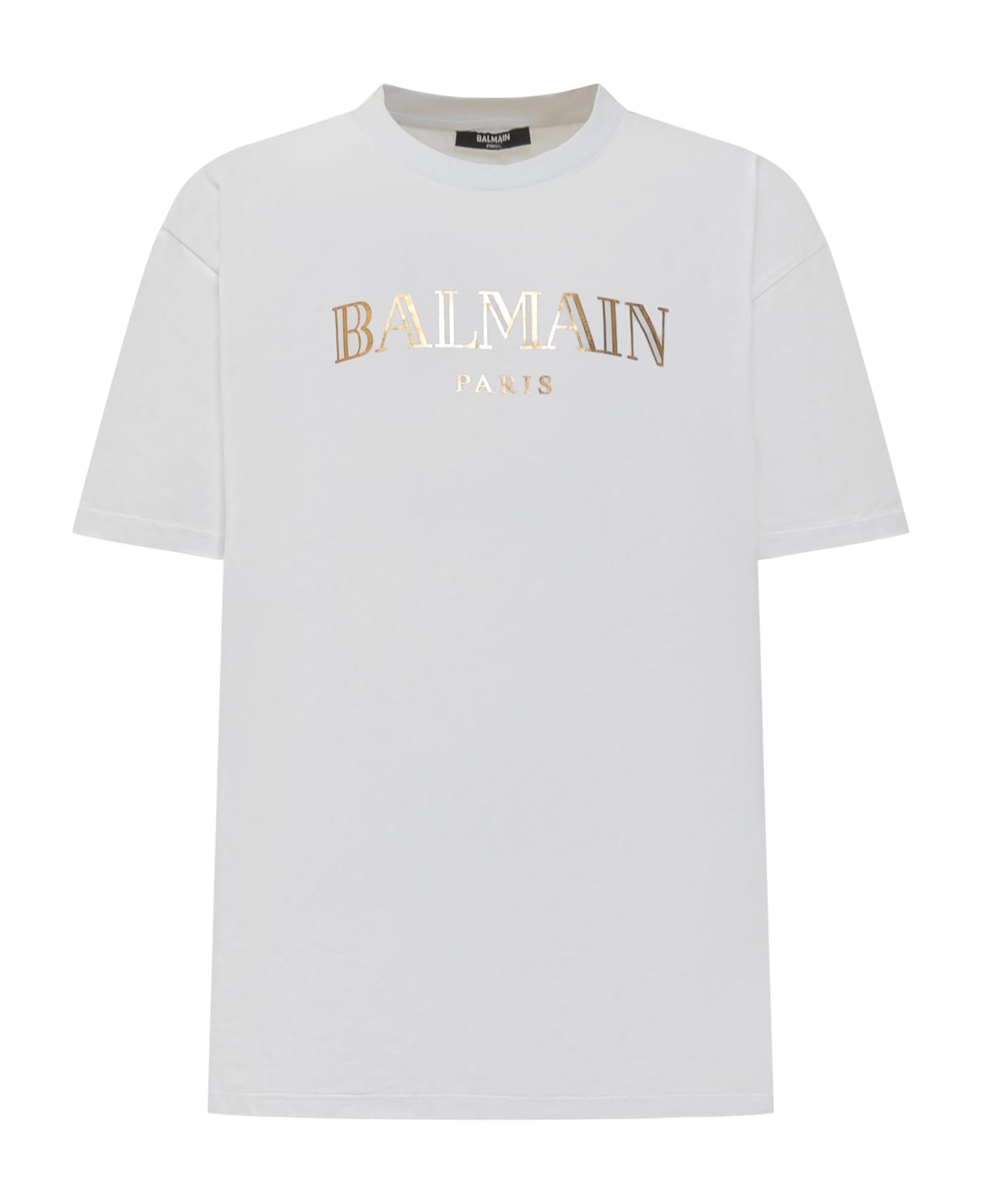 Balmain T-shirt - WHITE/GOLD